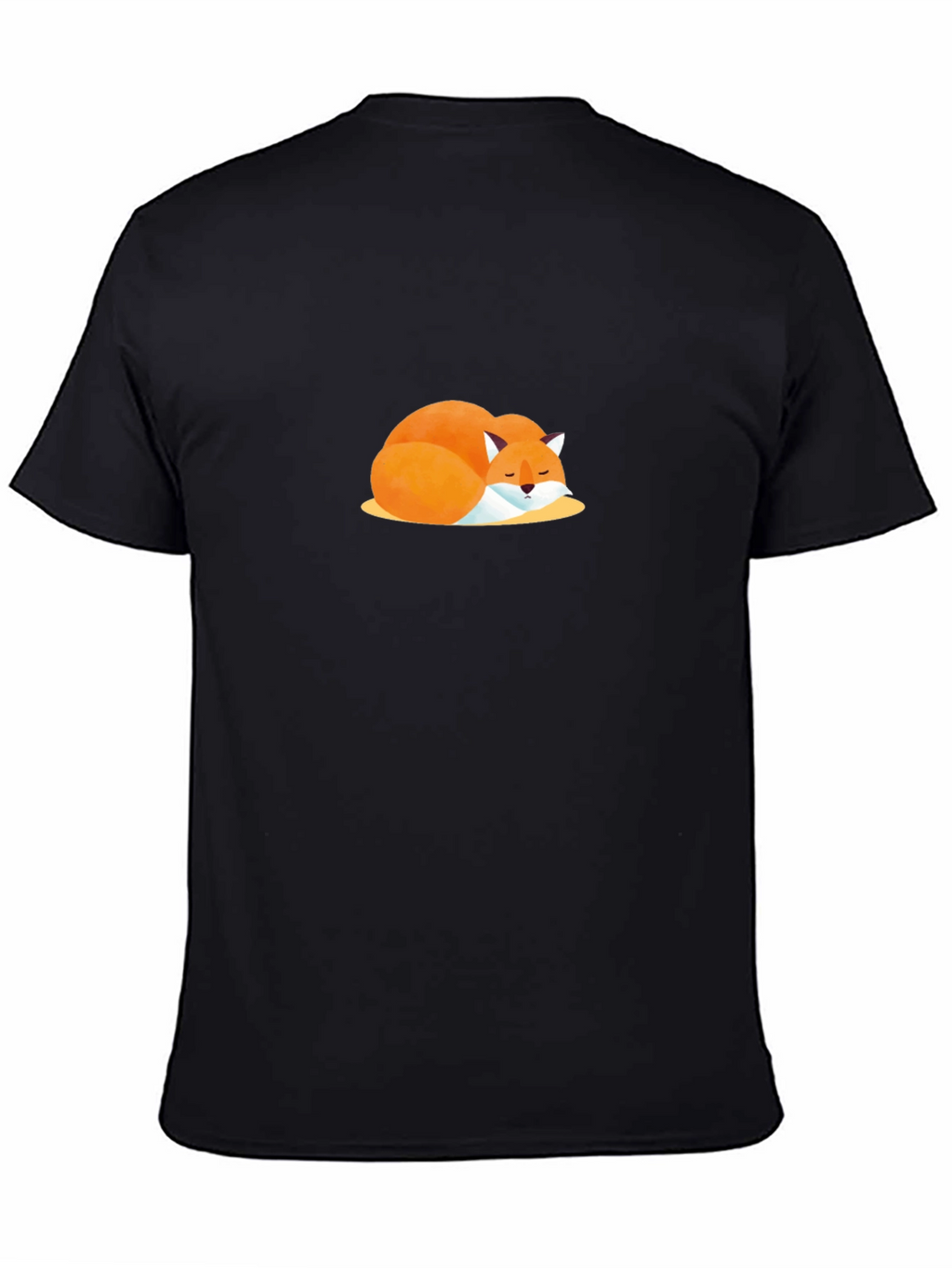 Sleeping Fox Graphic Tee - Soft Cotton Comfort