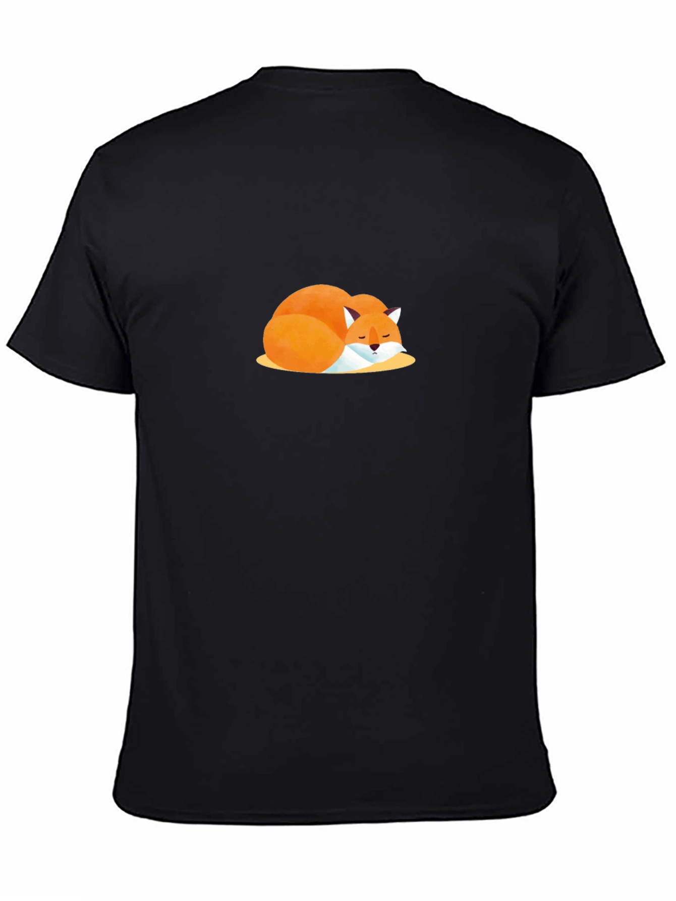 Sleeping Fox Graphic Tee - Soft Cotton Comfort