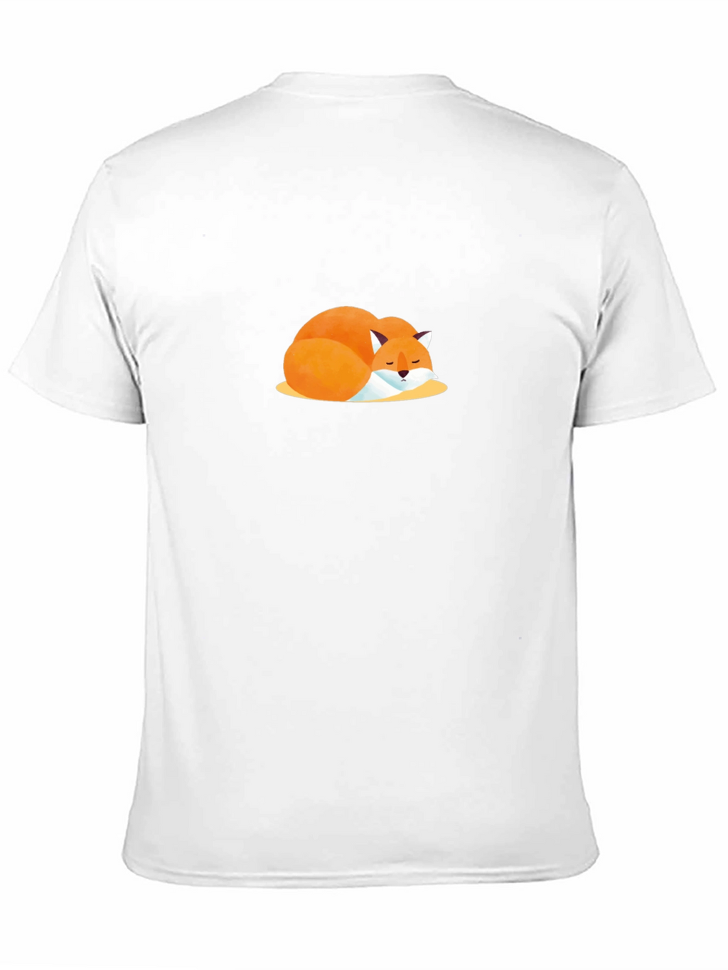 Sleeping Fox Graphic Tee - Soft Cotton Comfort