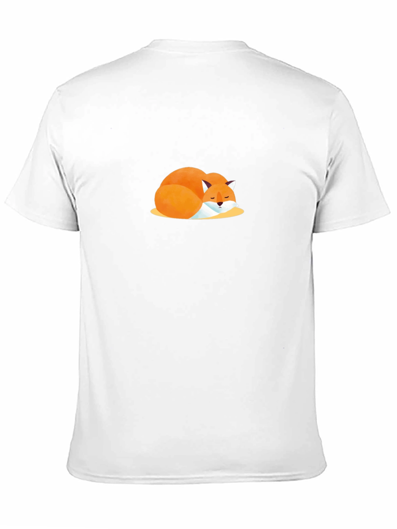 Sleeping Fox Graphic Tee - Soft Cotton Comfort