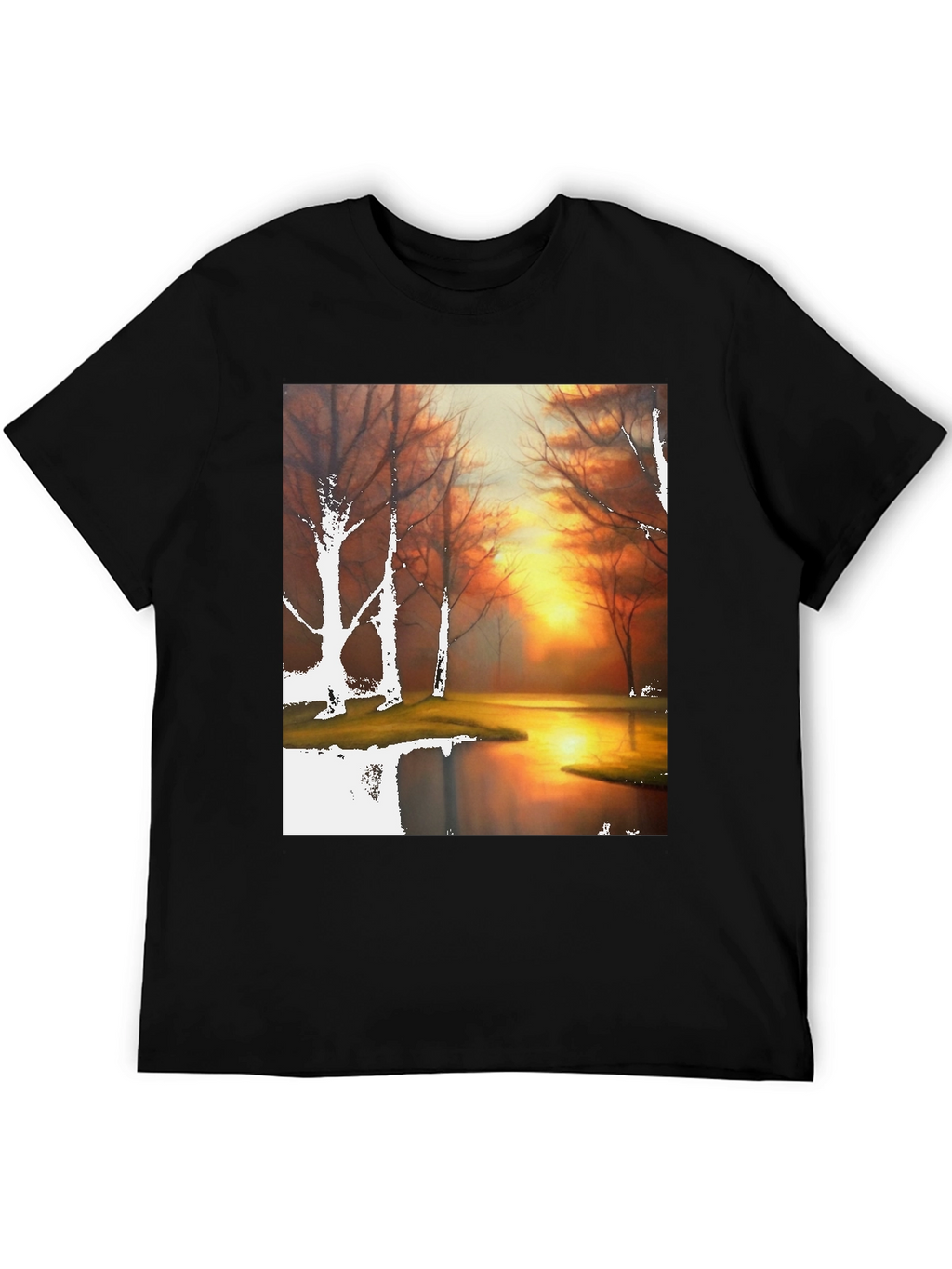 Sunset Lake Graphic T-Shirt