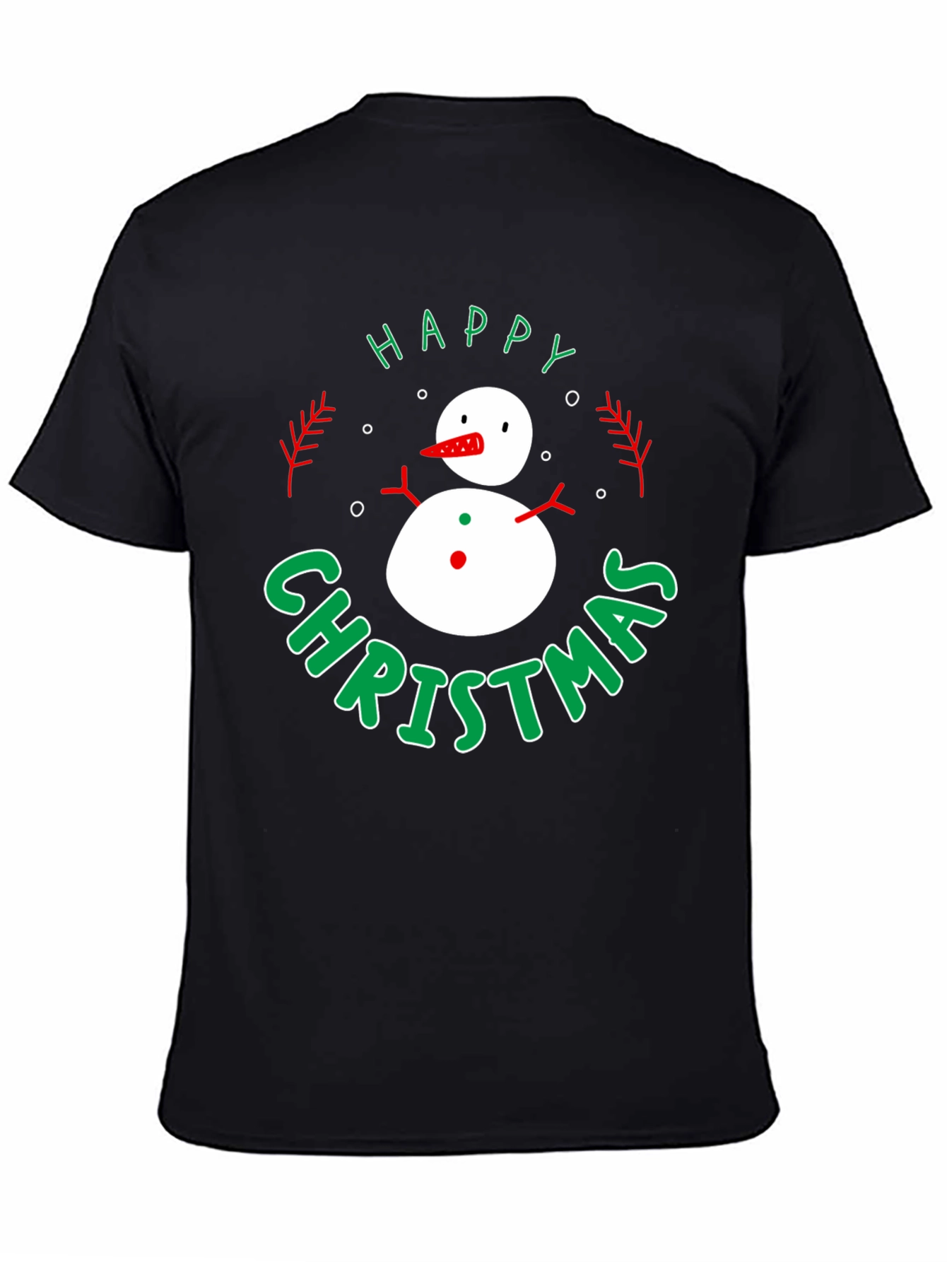 Happy Christmas Snowman T-Shirt