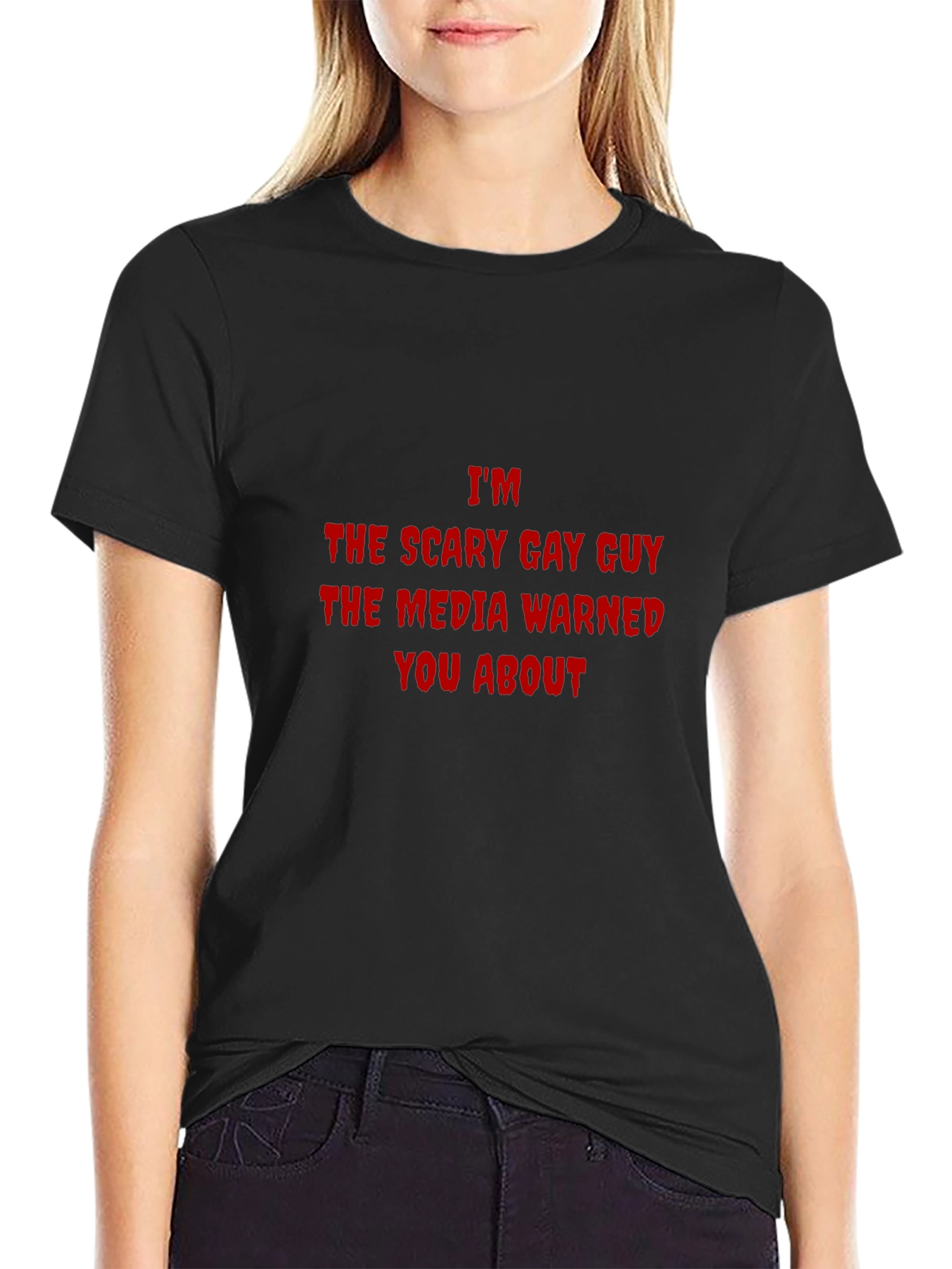Scary Gay Guy T-Shirt - Bold Statement Tee