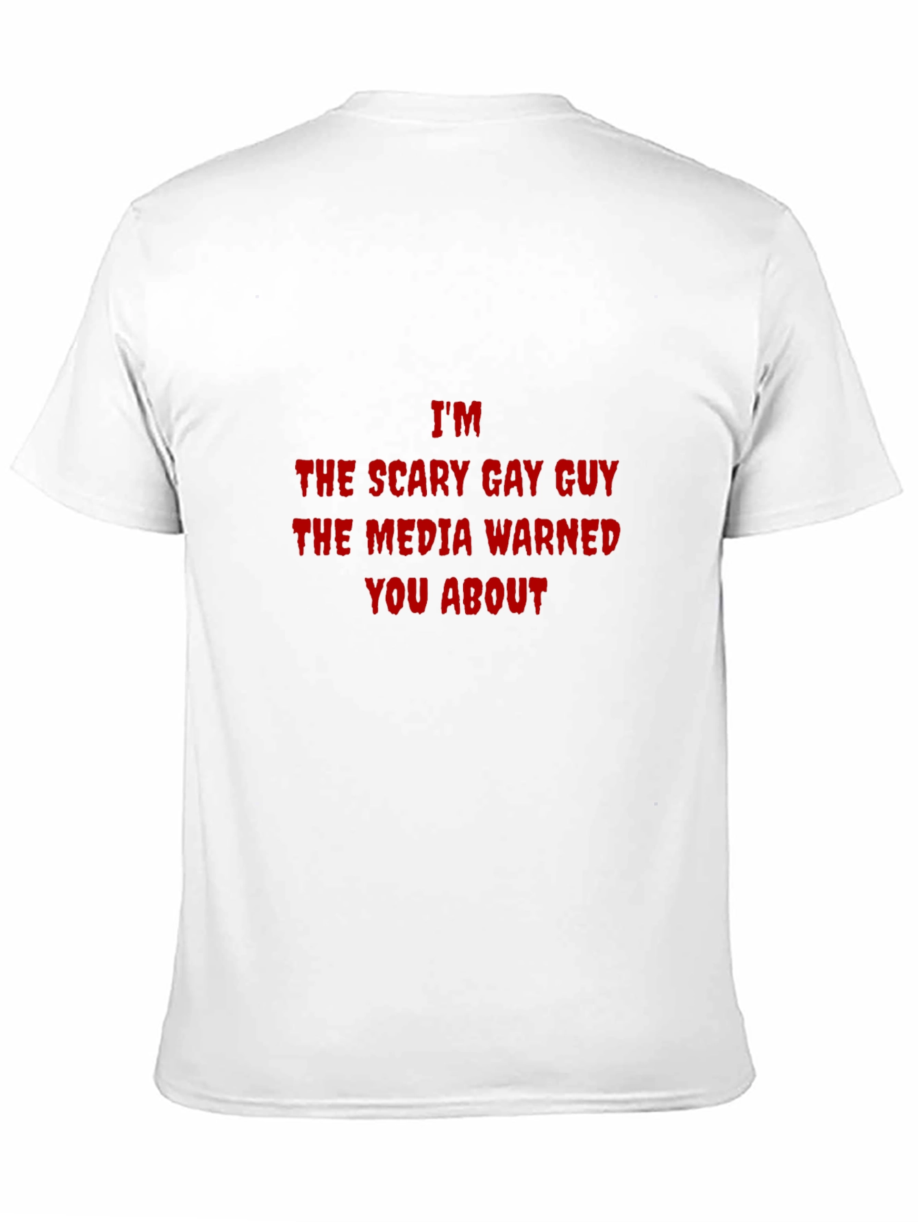 Scary Gay Guy T-Shirt - Bold Statement Tee