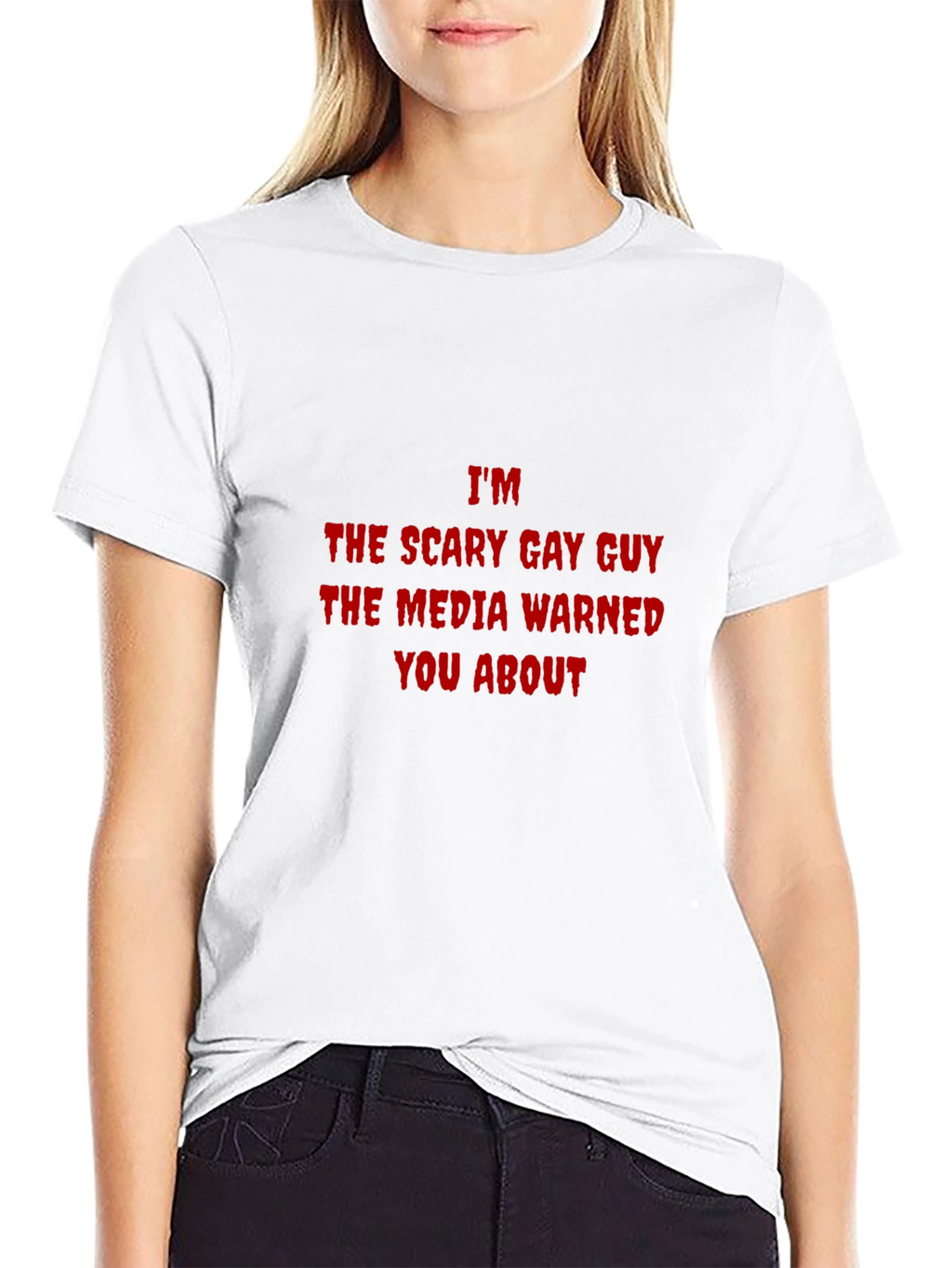 Scary Gay Guy T-Shirt - Bold Statement Tee