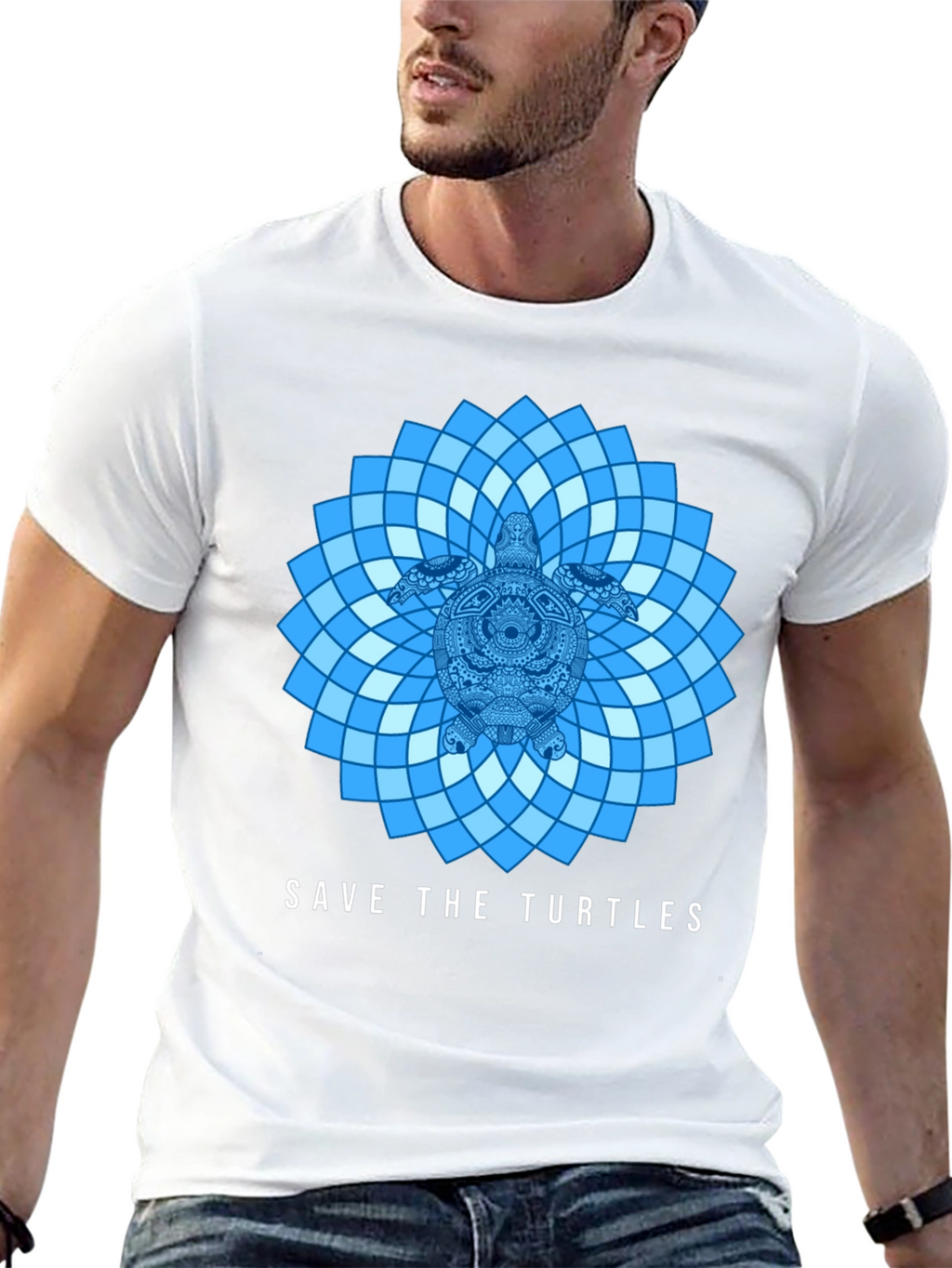 Save the Turtles Graphic Tee - Eco-Friendly Design