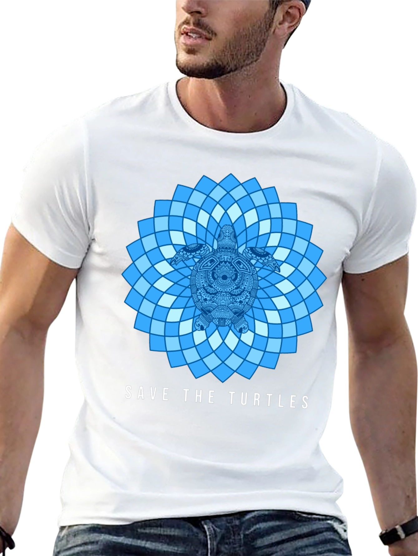 Save the Turtles Graphic Tee - Eco-Friendly Design