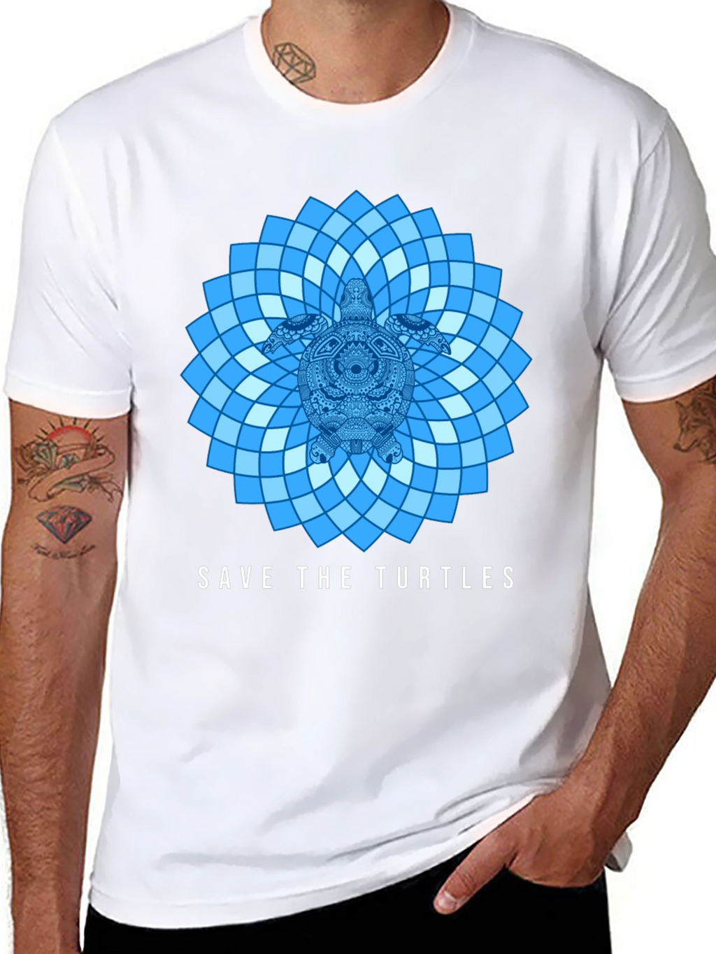 Save the Turtles Graphic Tee - Eco-Friendly Design