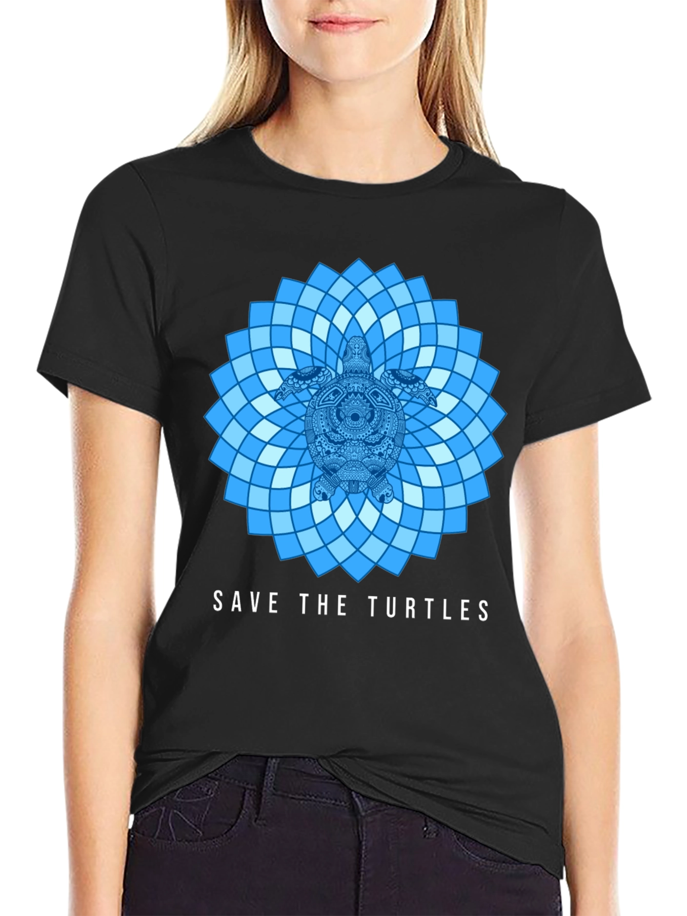 Save the Turtles Graphic Tee - Eco-Friendly Design