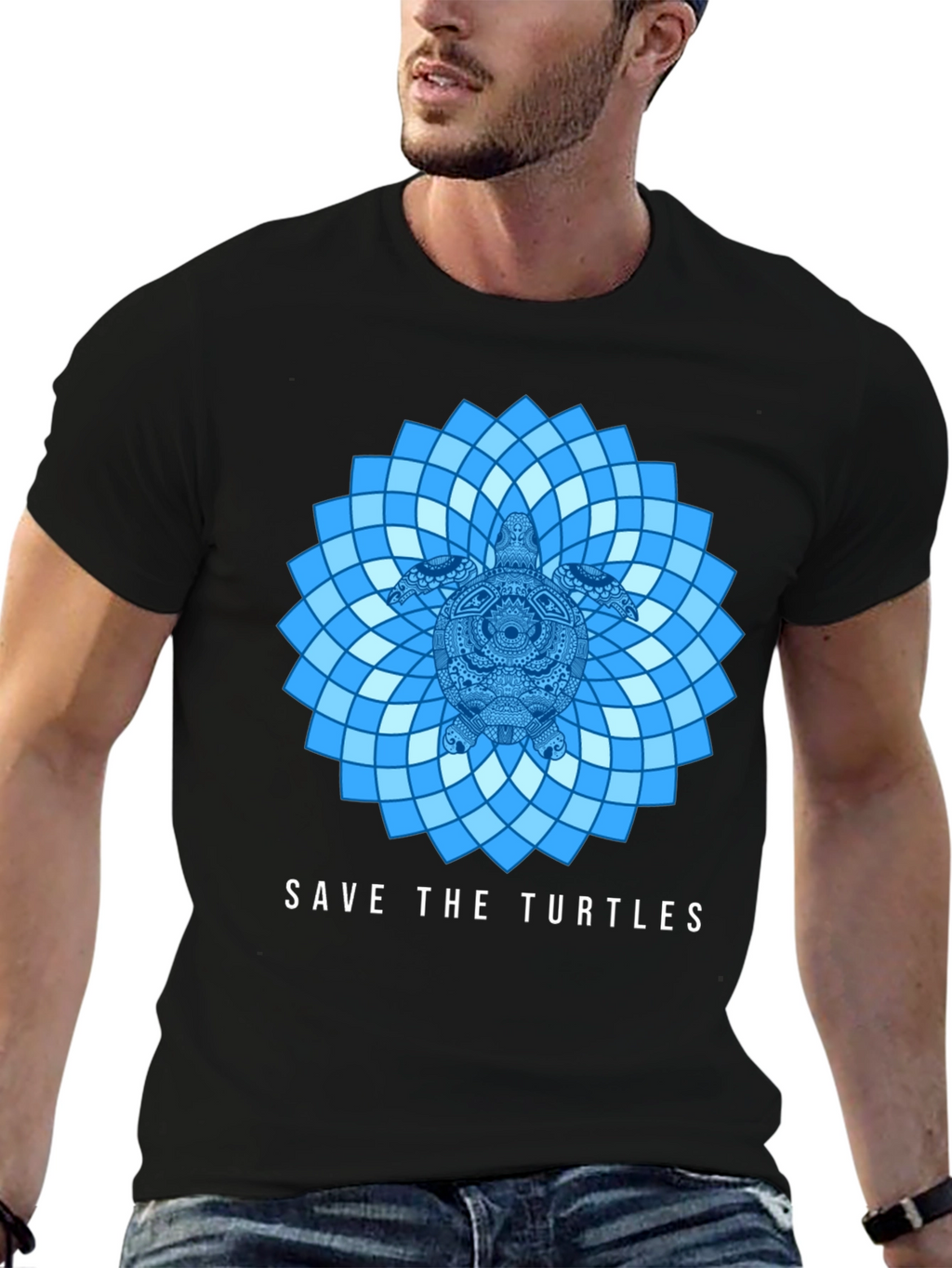 Save the Turtles Graphic Tee - Eco-Friendly Design