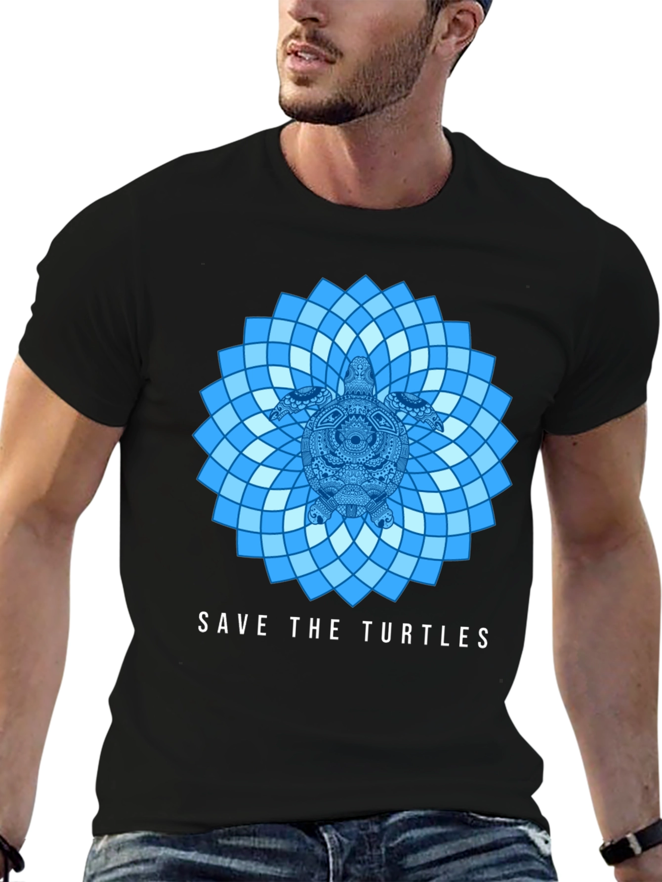 Save the Turtles Graphic Tee - Eco-Friendly Design