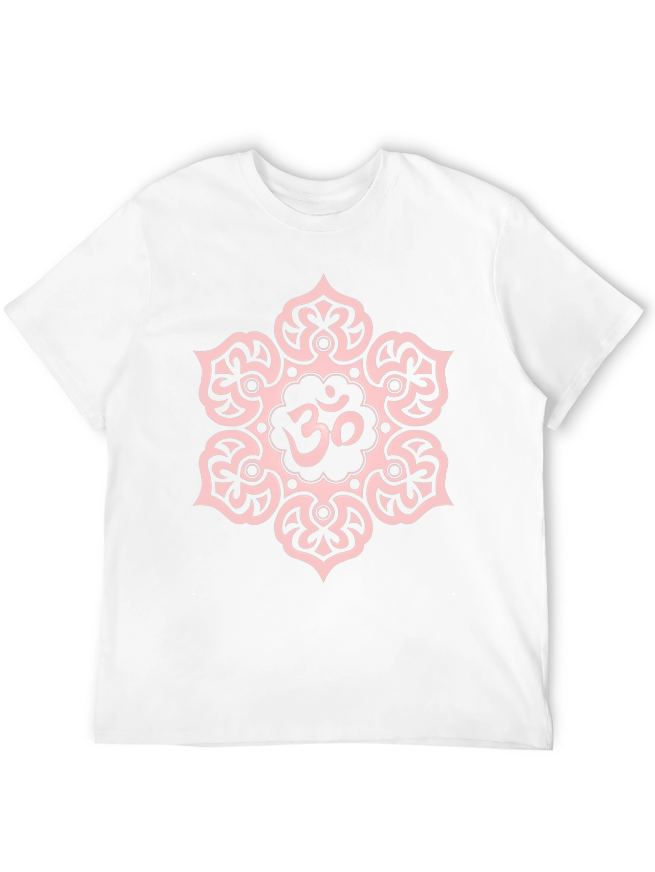 Om Mandala Graphic Tee - Black Cotton Casual Shirt