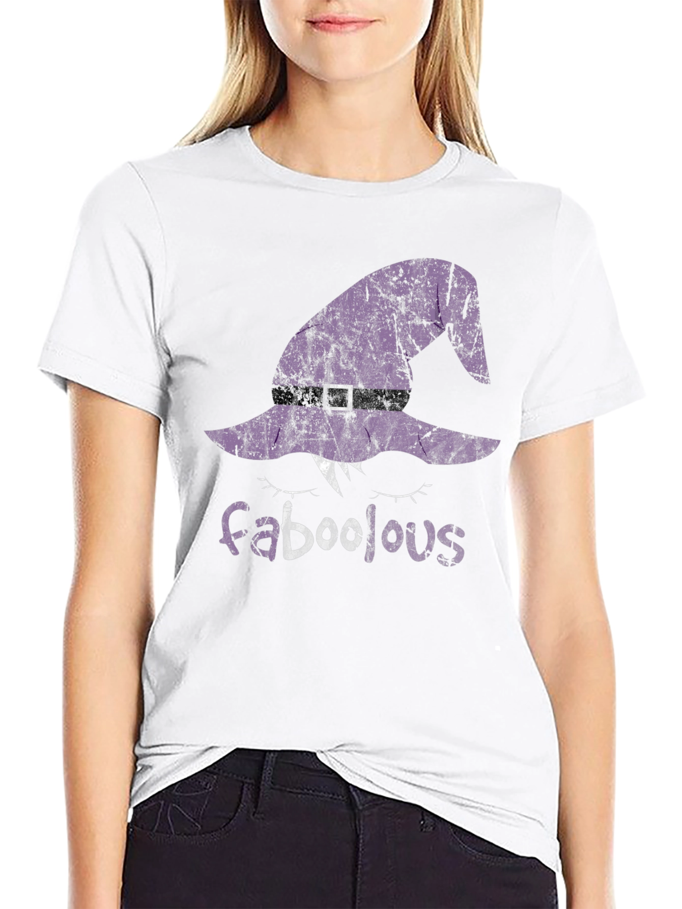 Faboolous Witch Hat T-Shirt Halloween Apparel