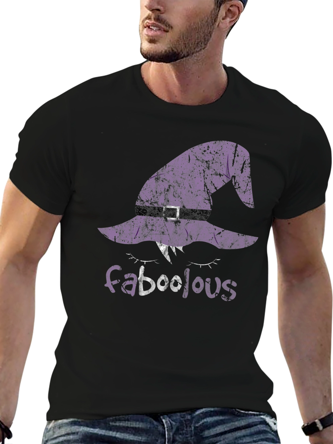 Faboolous Witch Hat T-Shirt Halloween Apparel
