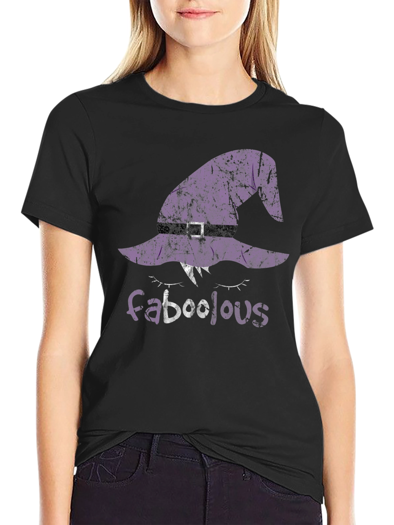 Faboolous Witch Hat T-Shirt Halloween Apparel