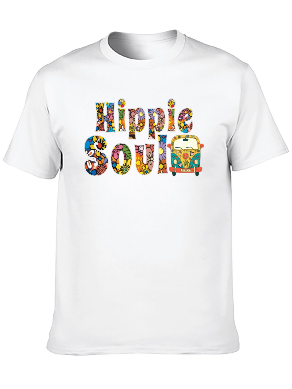 Hippie Soul Graphic Tee - Retro Style