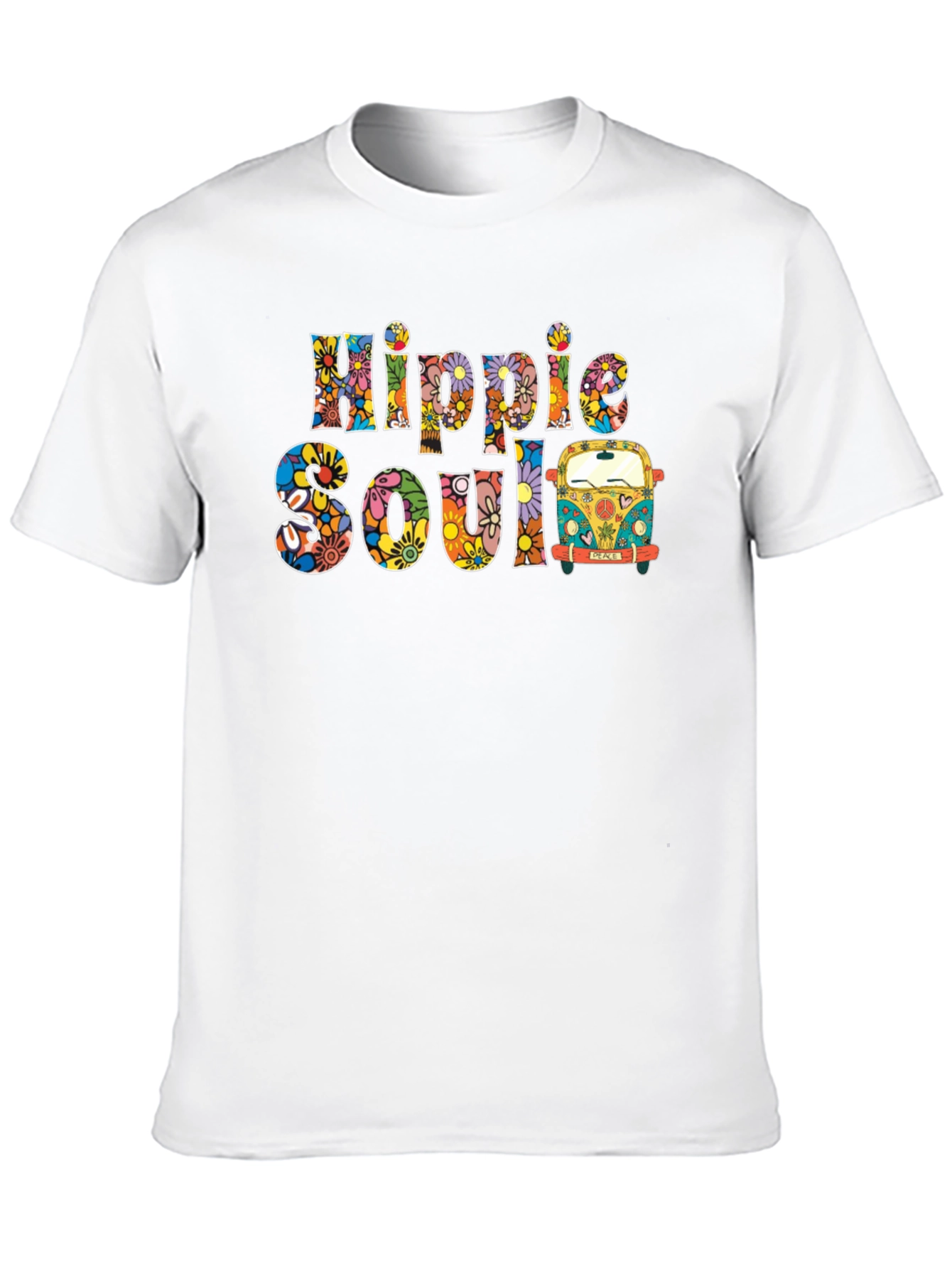 Hippie Soul Graphic Tee - Retro Style