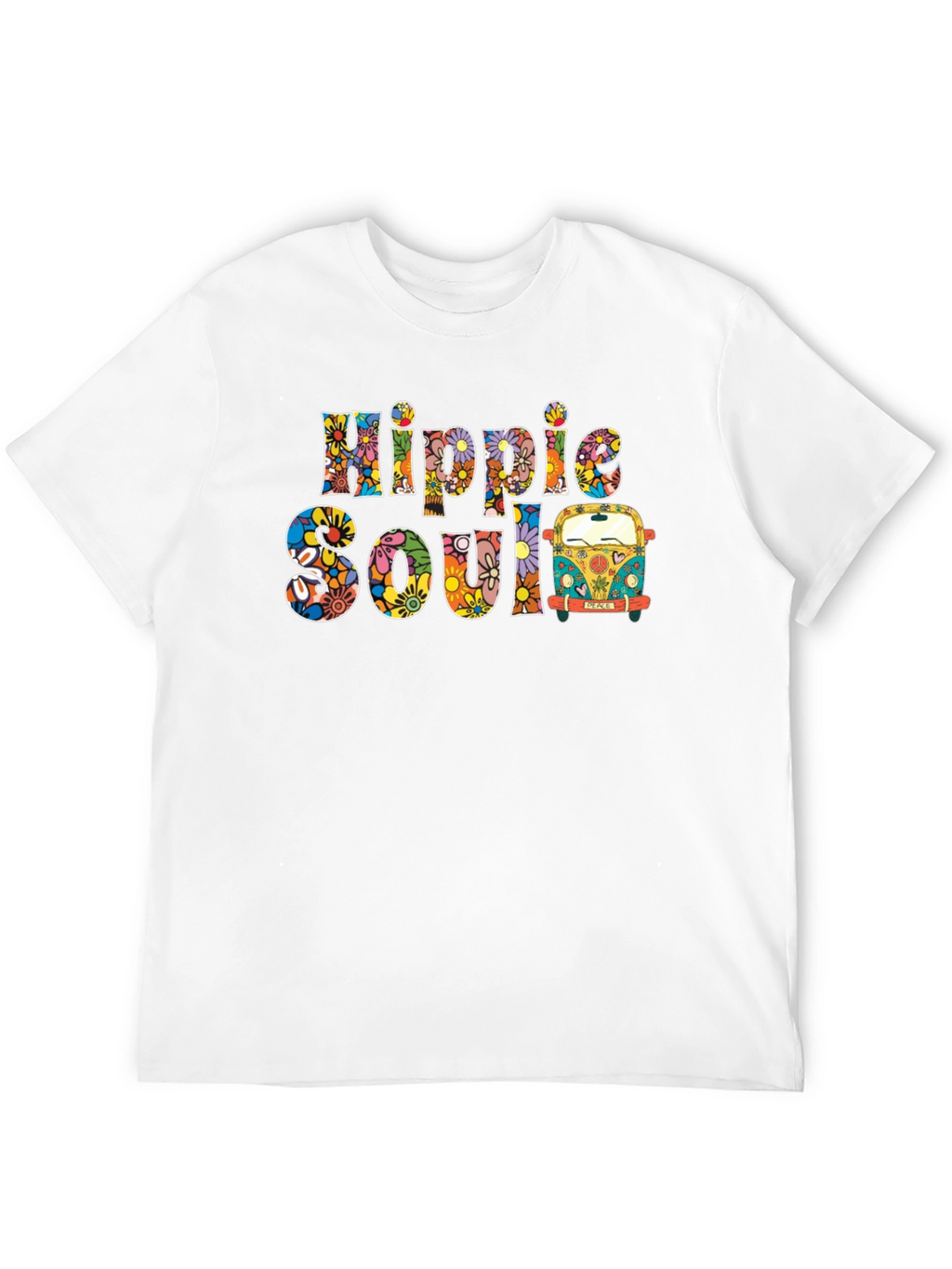 Hippie Soul Graphic Tee - Retro Style