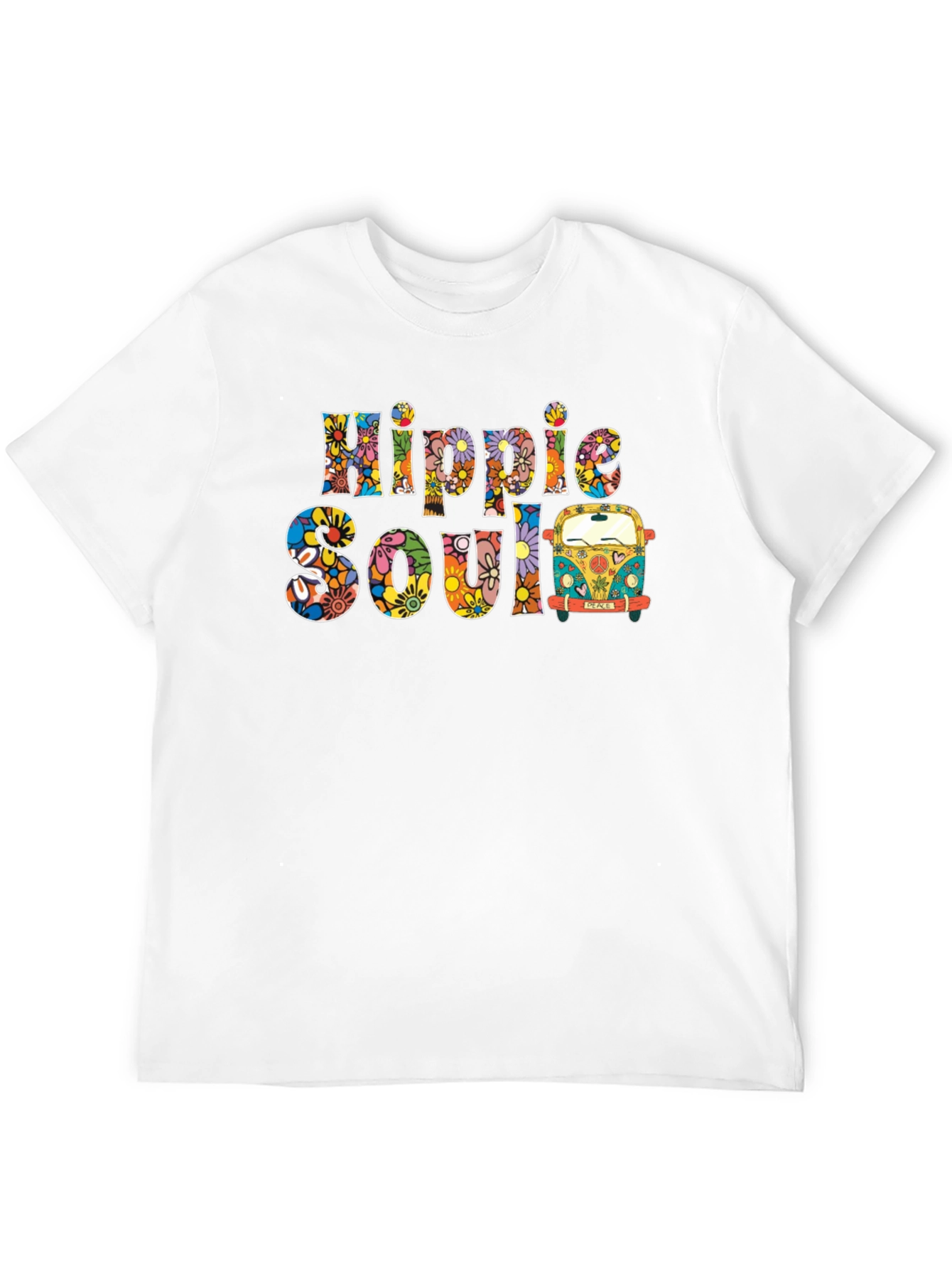 Hippie Soul Graphic Tee - Retro Style