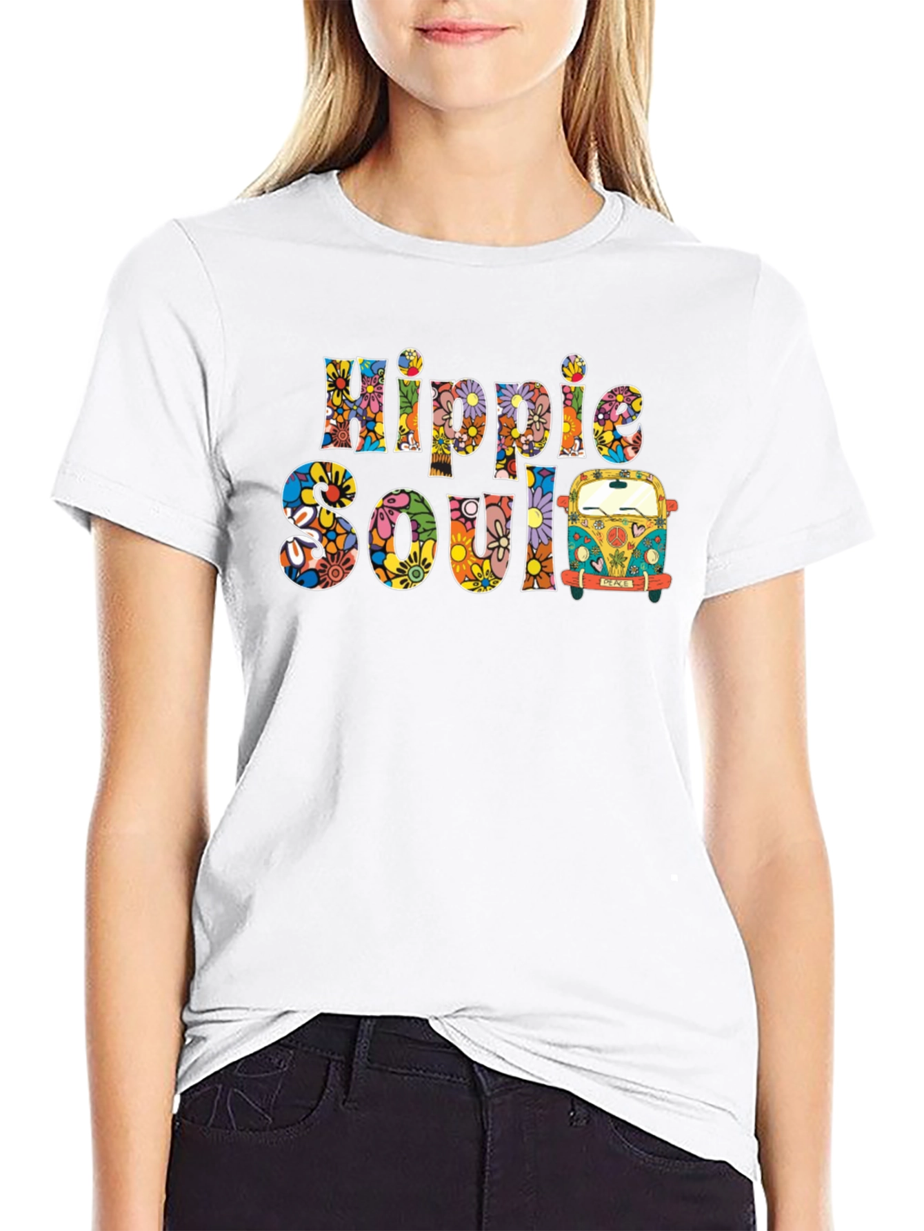 Hippie Soul Graphic Tee - Retro Style