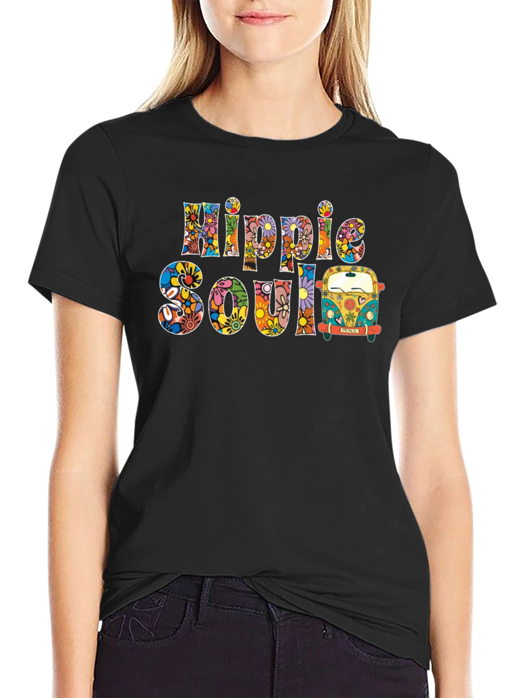 Hippie Soul Graphic Tee - Retro Style