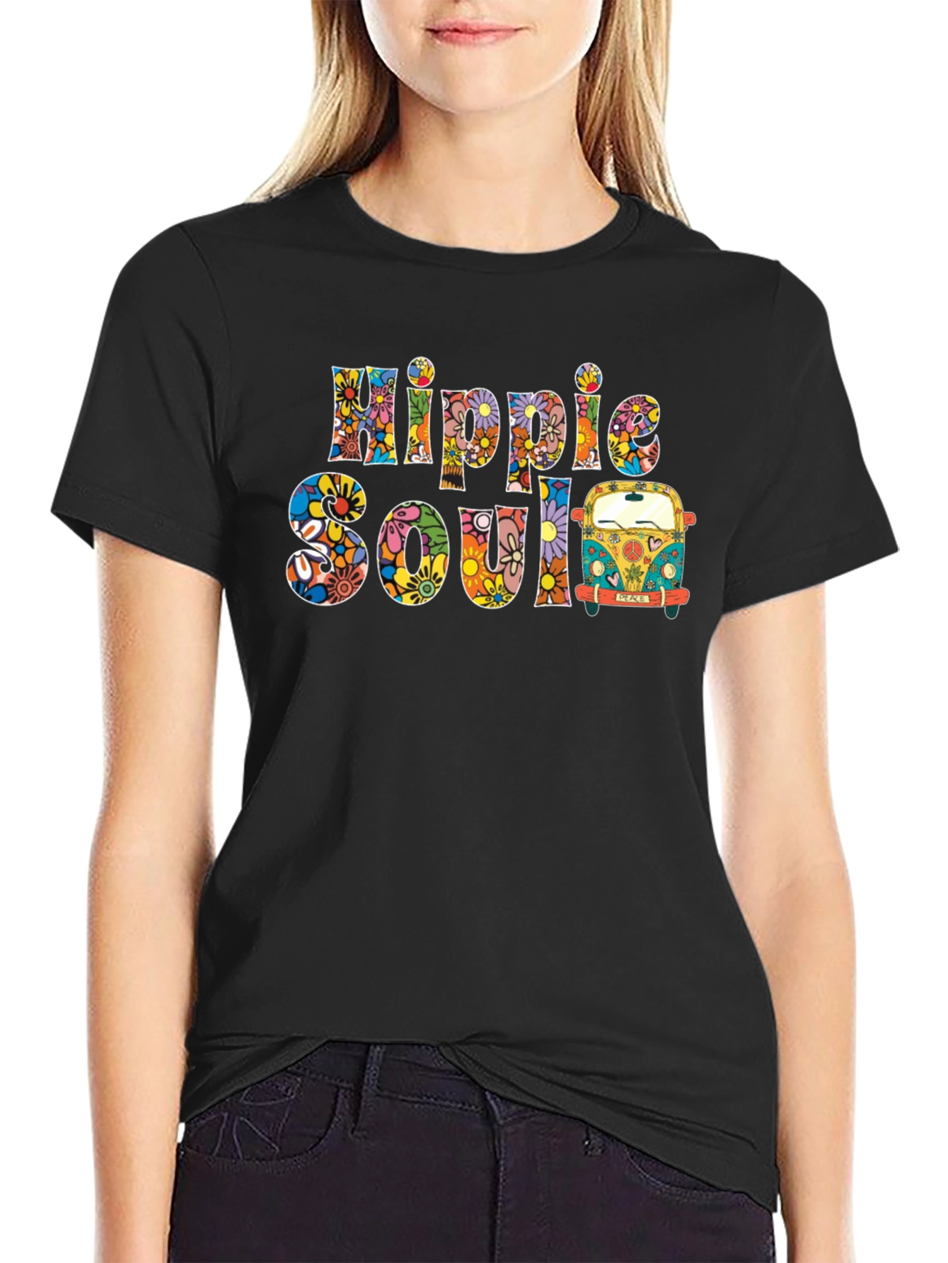 Hippie Soul Graphic Tee - Retro Style