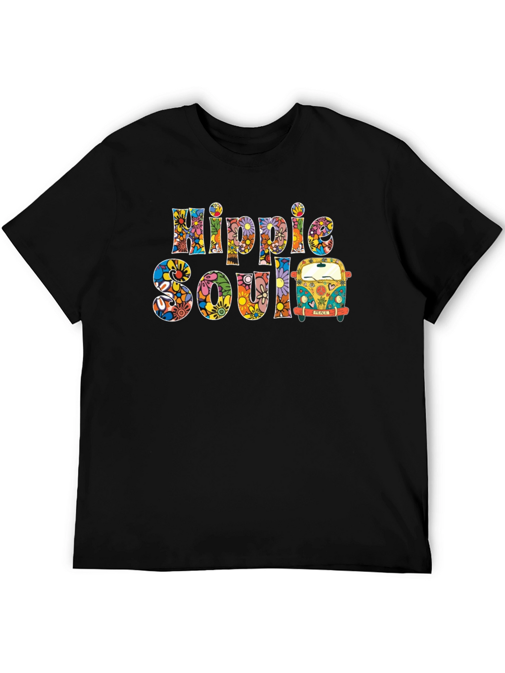 Hippie Soul Graphic Tee - Retro Style