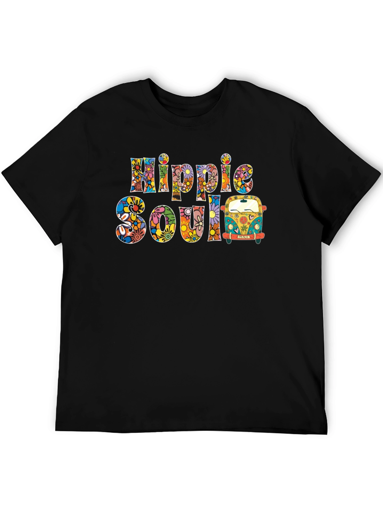 Hippie Soul Graphic Tee - Retro Style