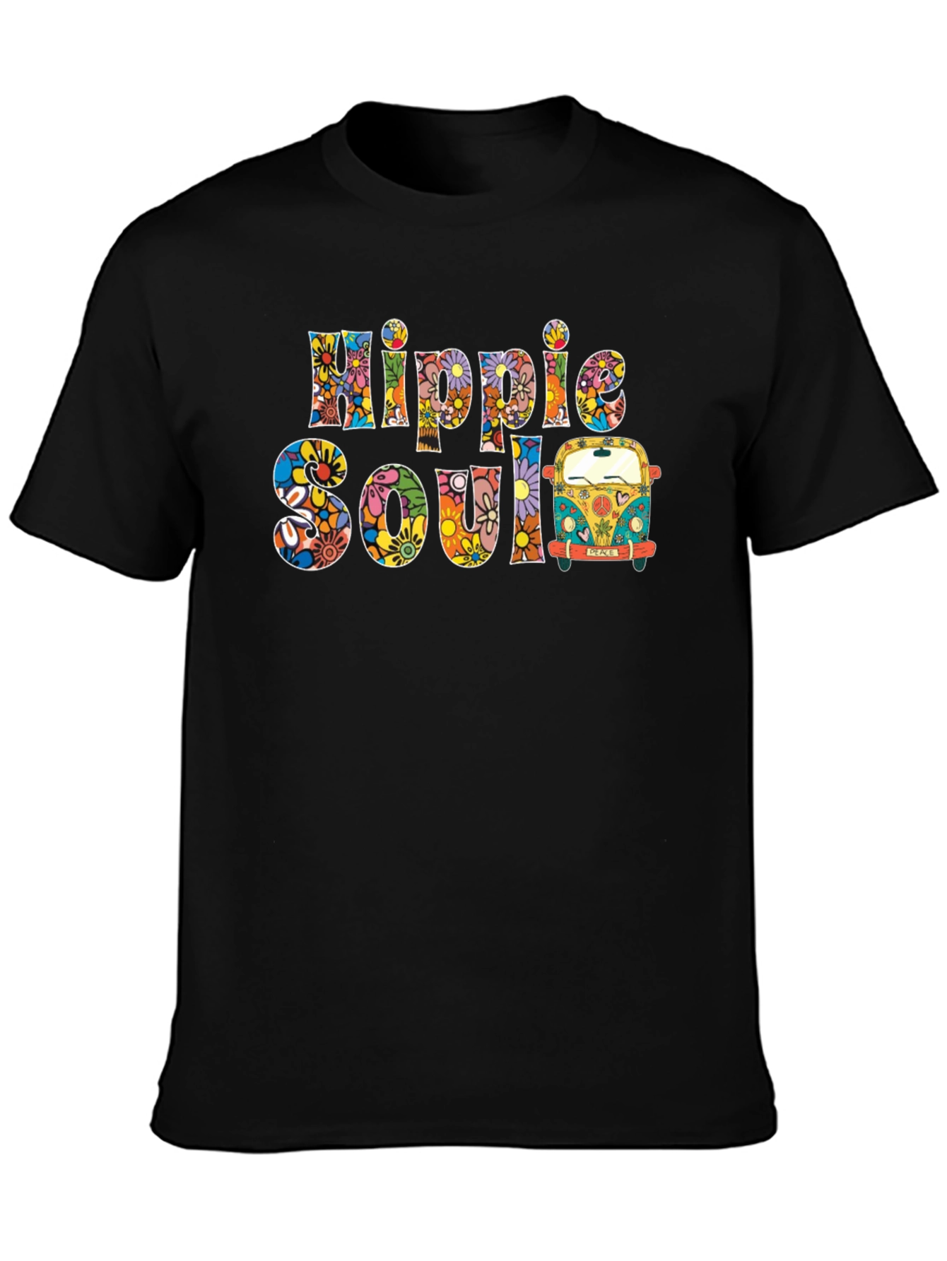 Hippie Soul Graphic Tee - Retro Style