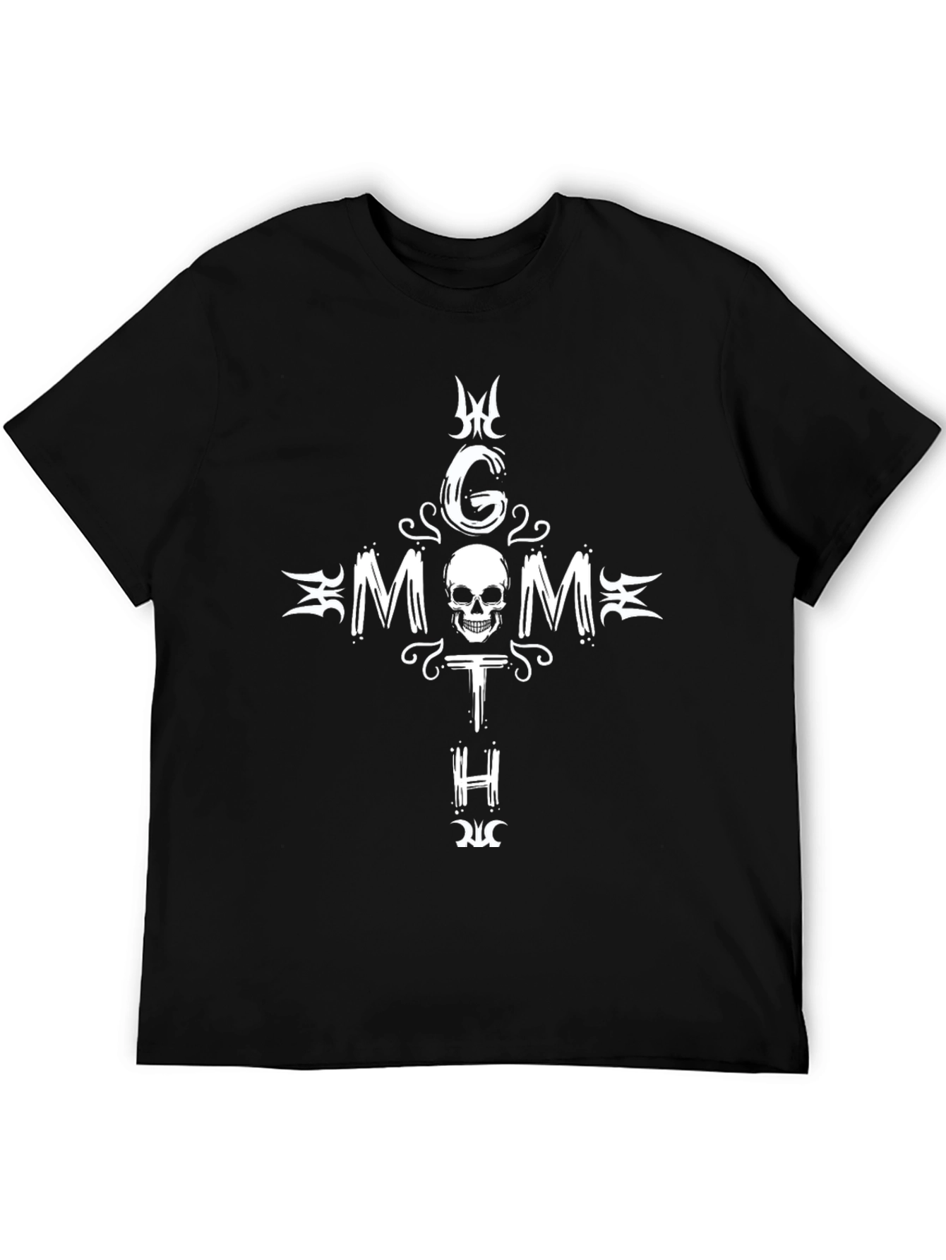 Goth Mom T-Shirt - Skull & Cross Design
