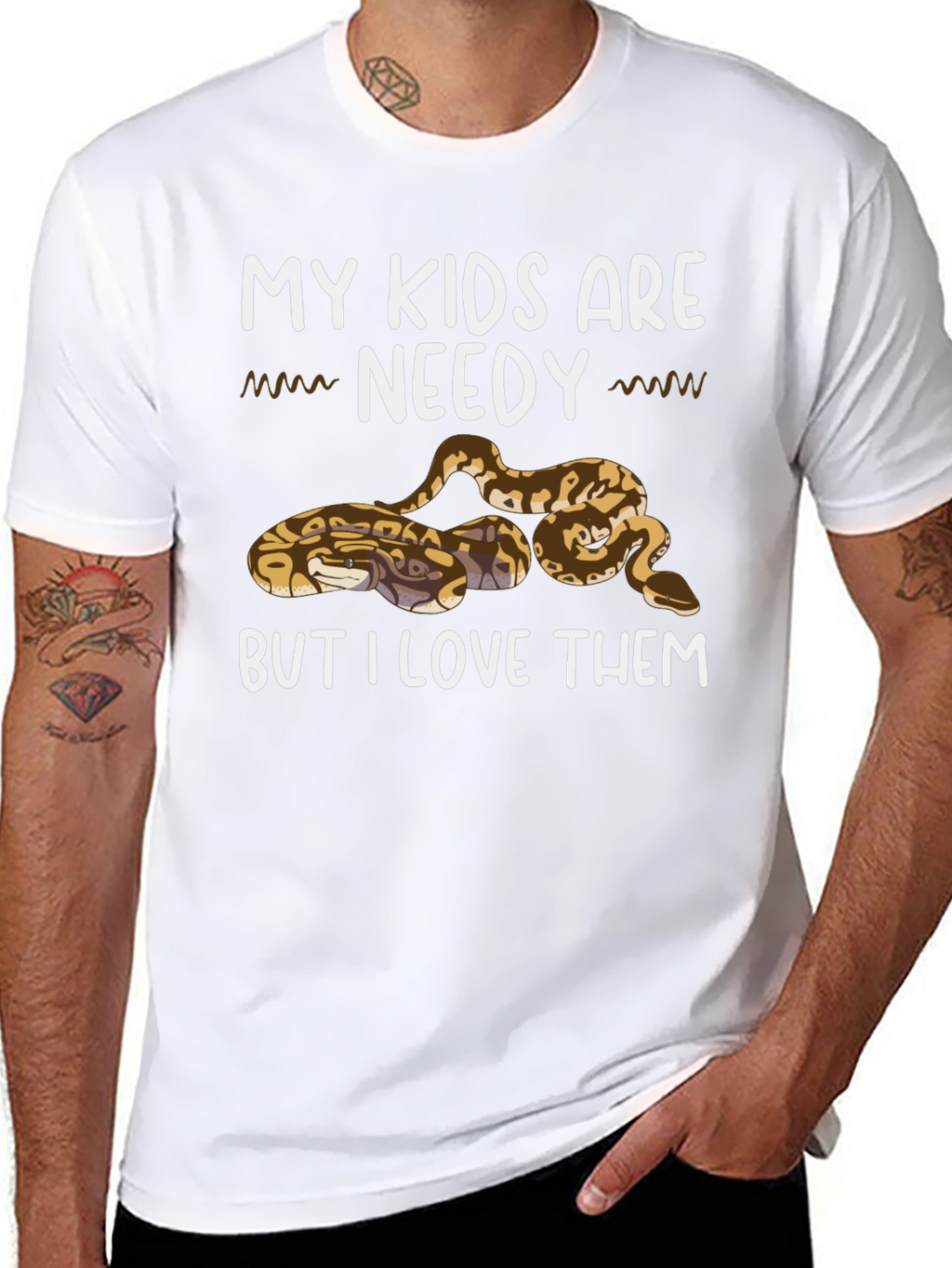My Kids are Needy Snake Lover T-Shirt