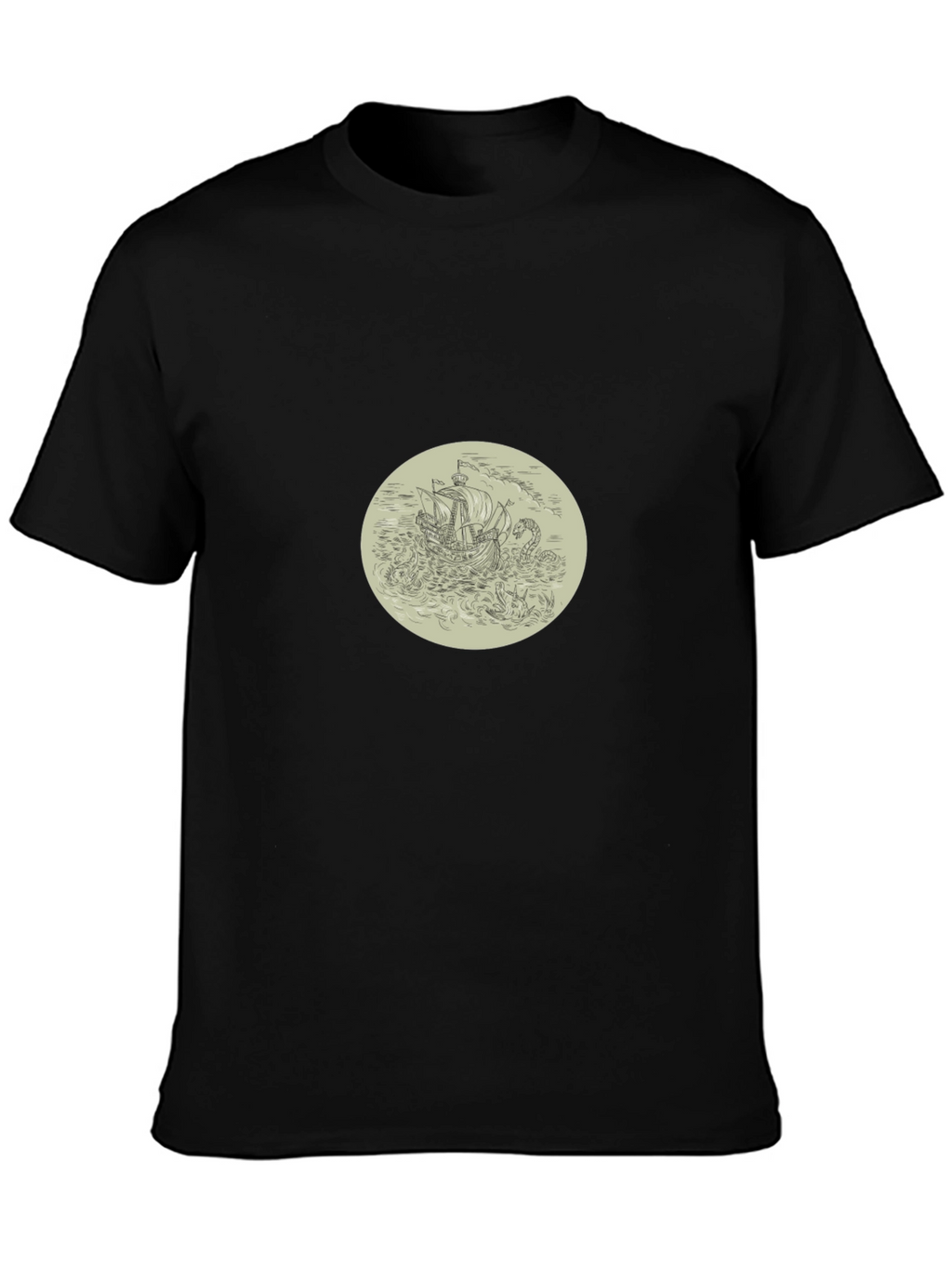 Kraken Attack T-Shirt - Black