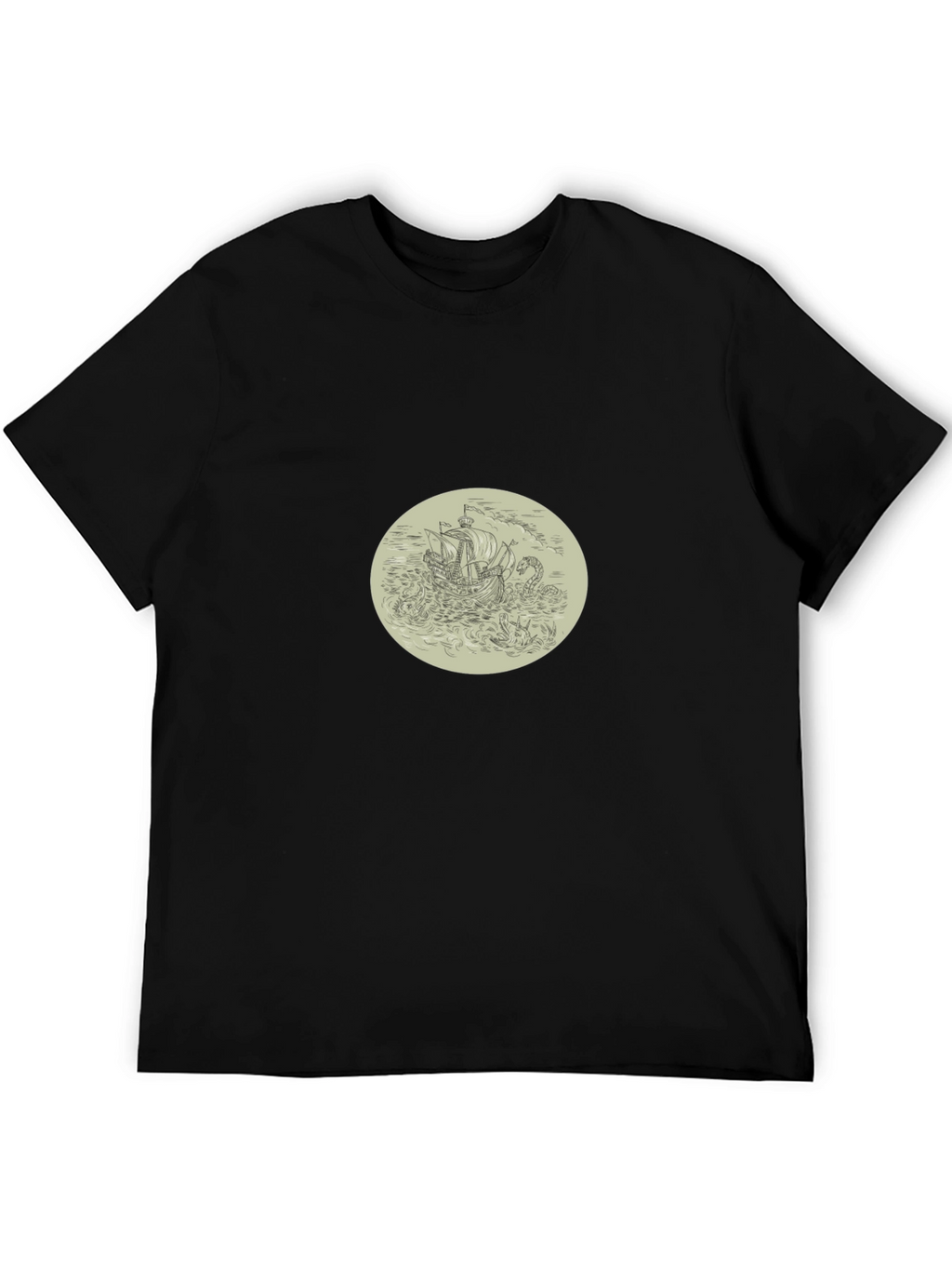 Kraken Attack T-Shirt - Black