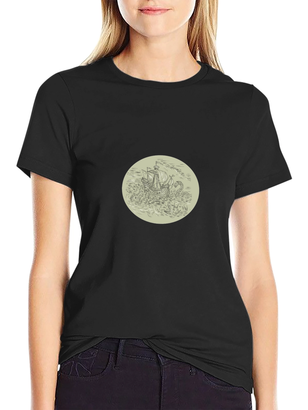 Kraken Attack T-Shirt - Black