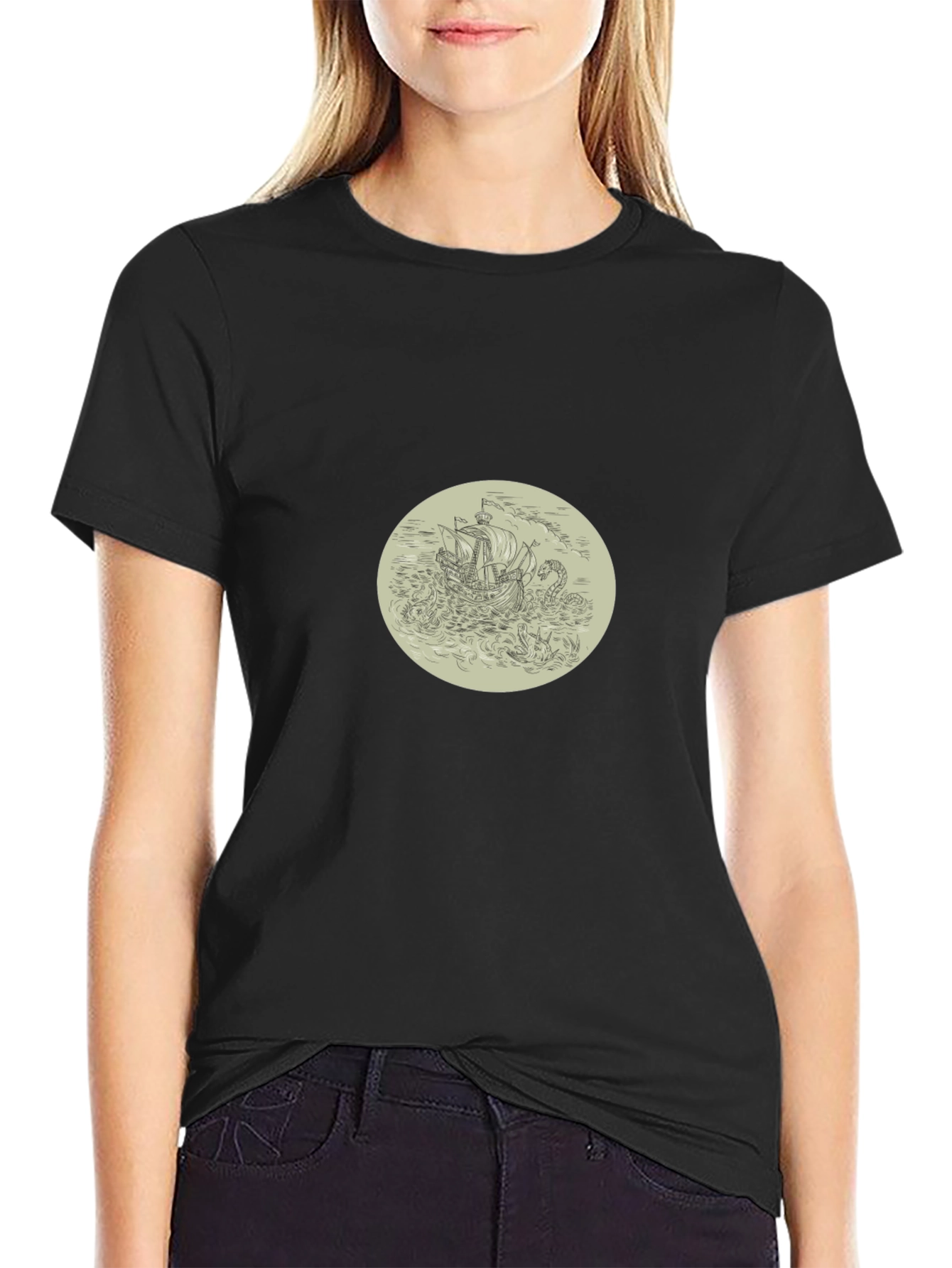 Kraken Attack T-Shirt - Black