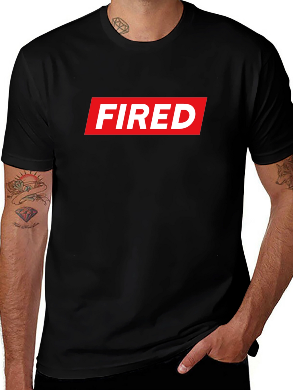 Fired Graphic Tee - Bold Statement Shirt