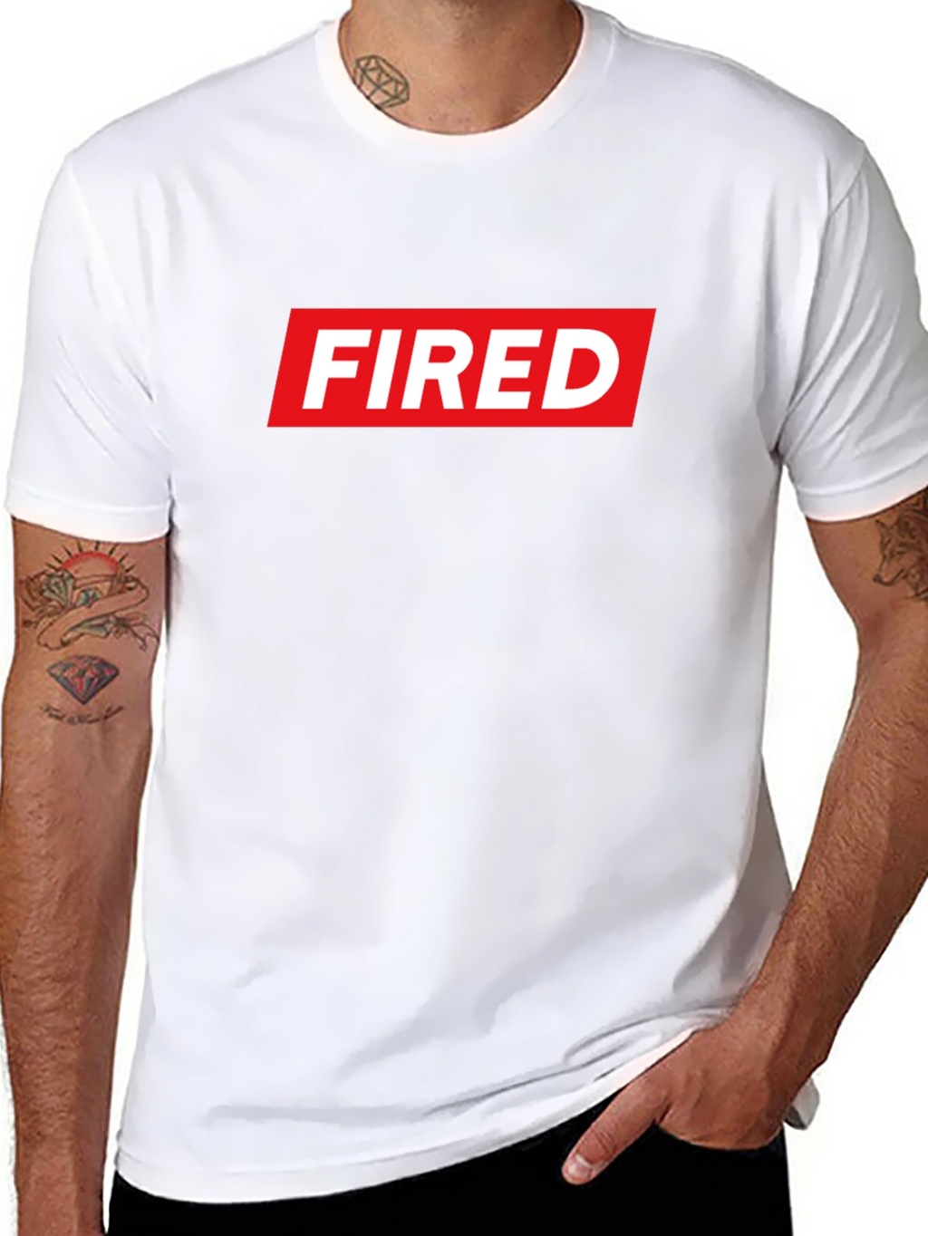 Fired Graphic Tee - Bold Statement Shirt