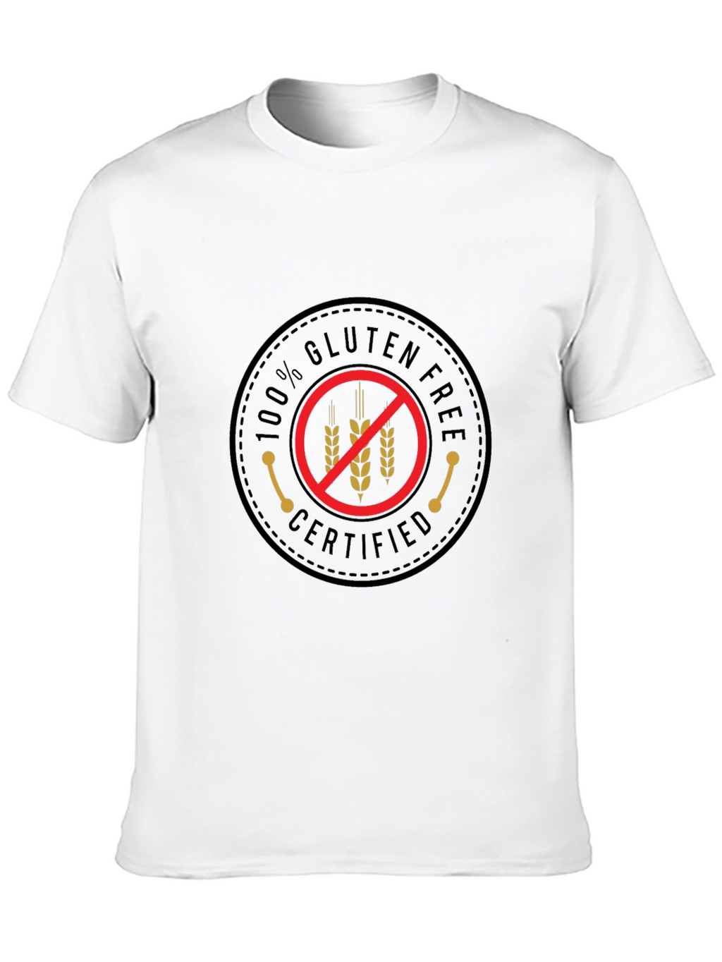 Gluten-Free Certified Black T-Shirt