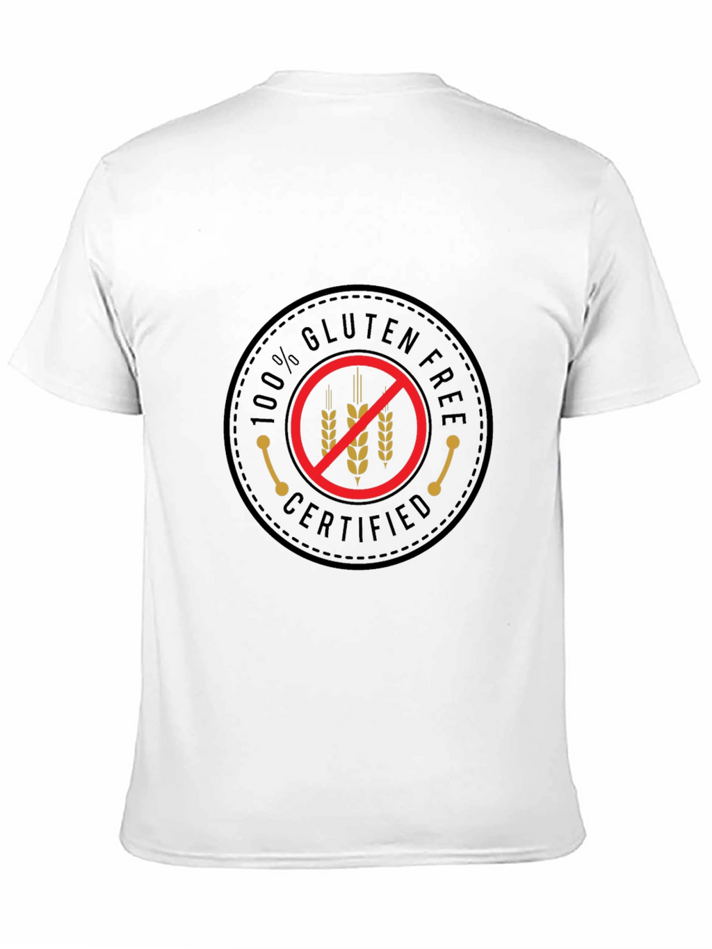 Gluten-Free Certified Black T-Shirt