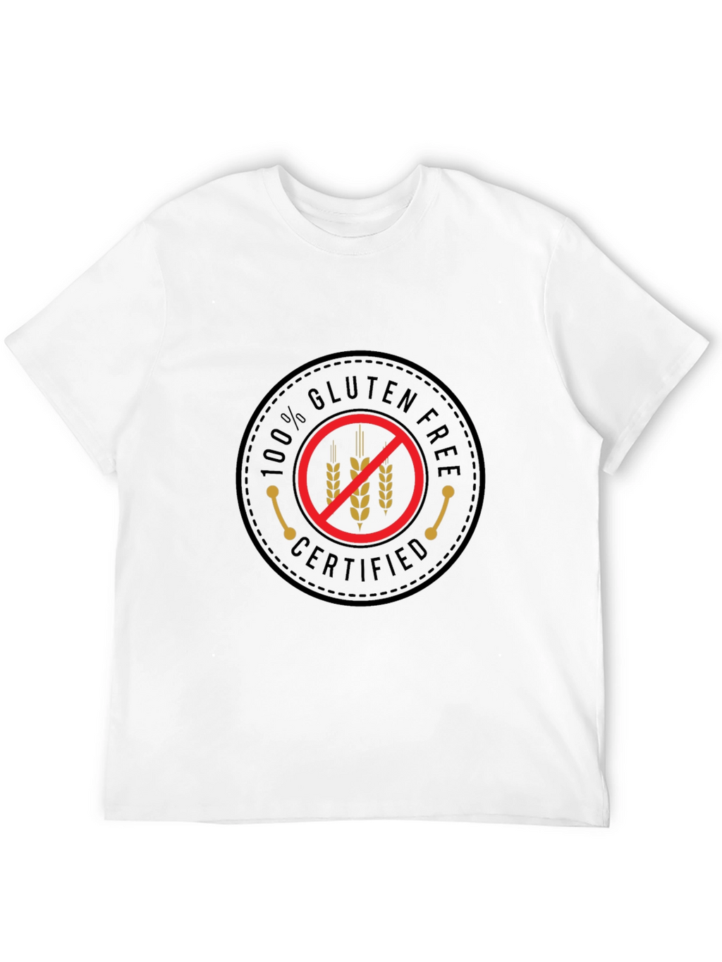 Gluten-Free Certified Black T-Shirt