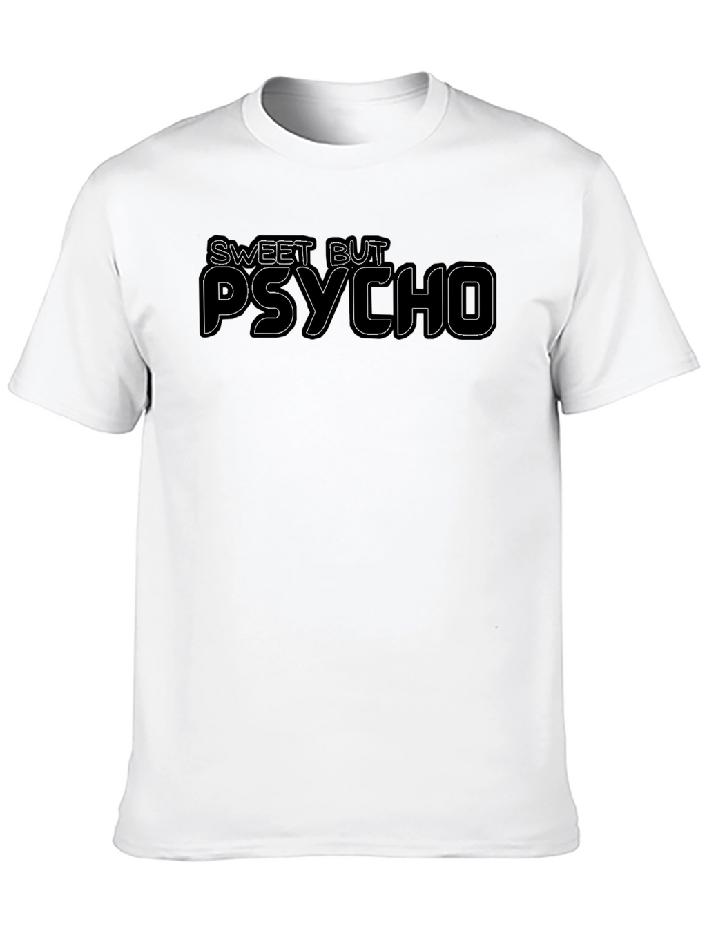 Sweet But Psycho Graphic Tee - Mens Black T-Shirt