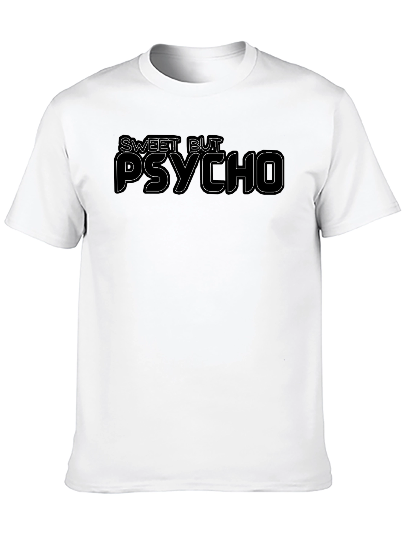 Sweet But Psycho Graphic Tee - Mens Black T-Shirt