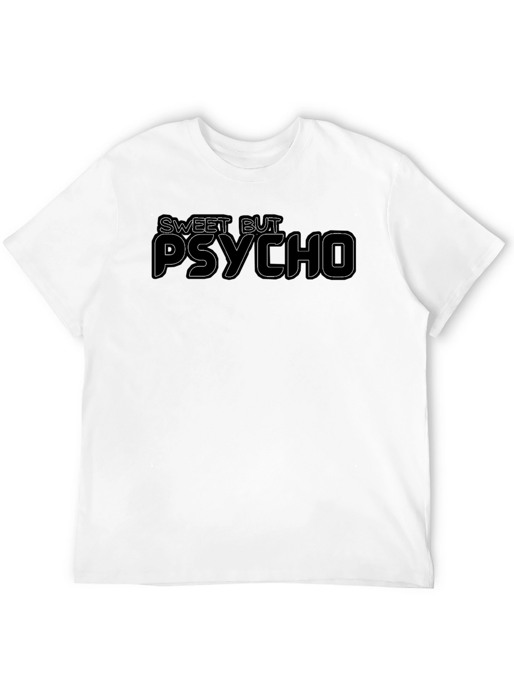 Sweet But Psycho Graphic Tee - Mens Black T-Shirt