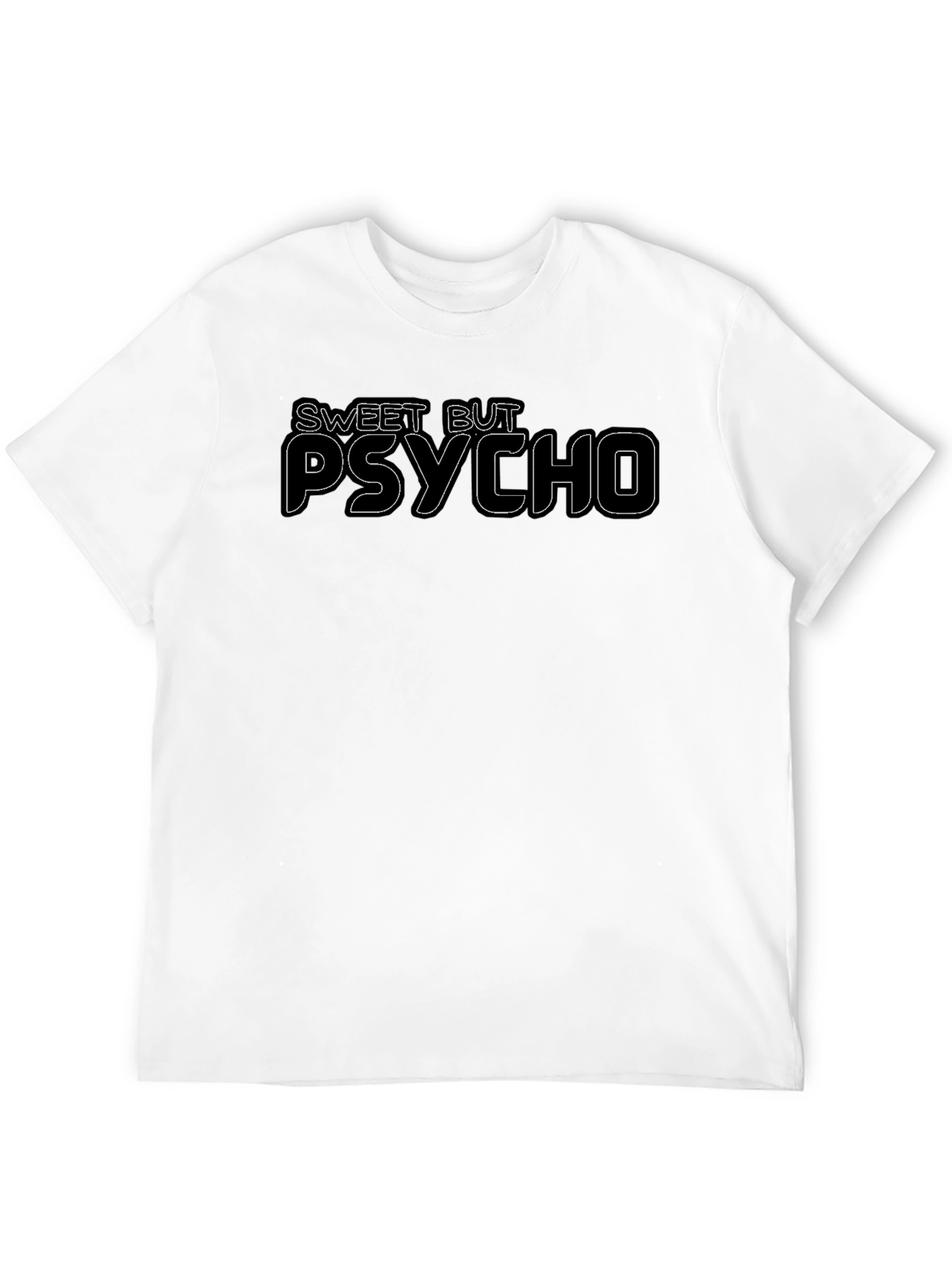 Sweet But Psycho Graphic Tee - Mens Black T-Shirt