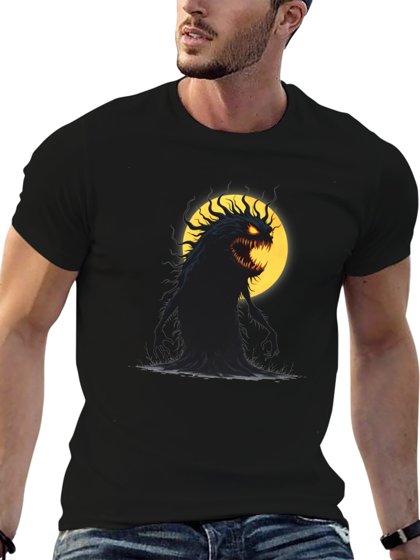 Monster Moon Graphic Tee
