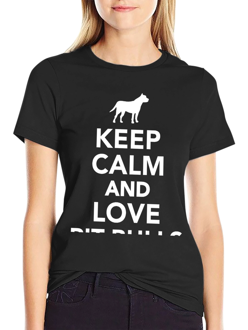 Keep Calm and Love Pit Bulls T-Shirt