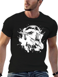 Bird with Headphones Graphic T-Shirt