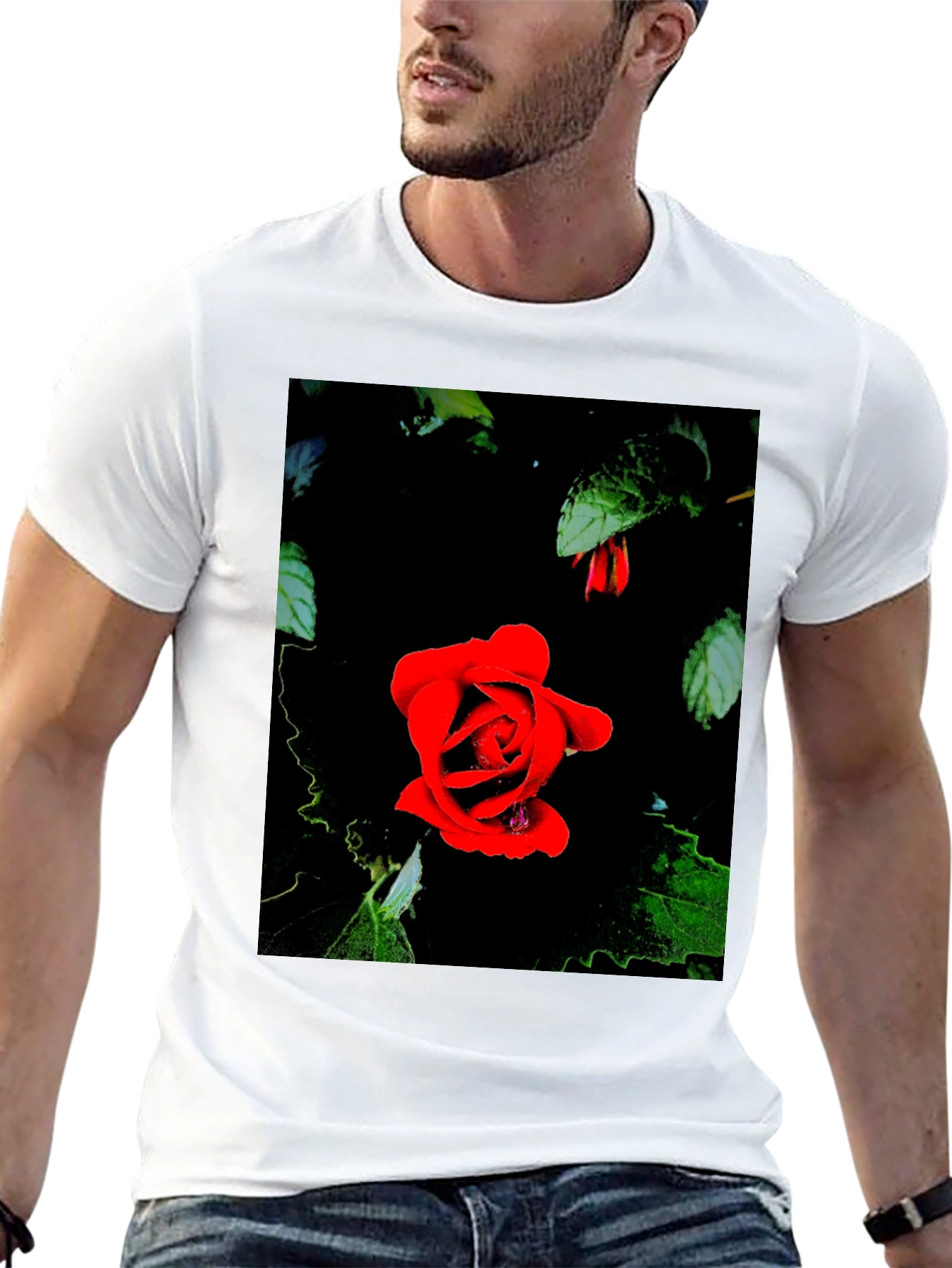 Rose in Darkness Graphic Tee
