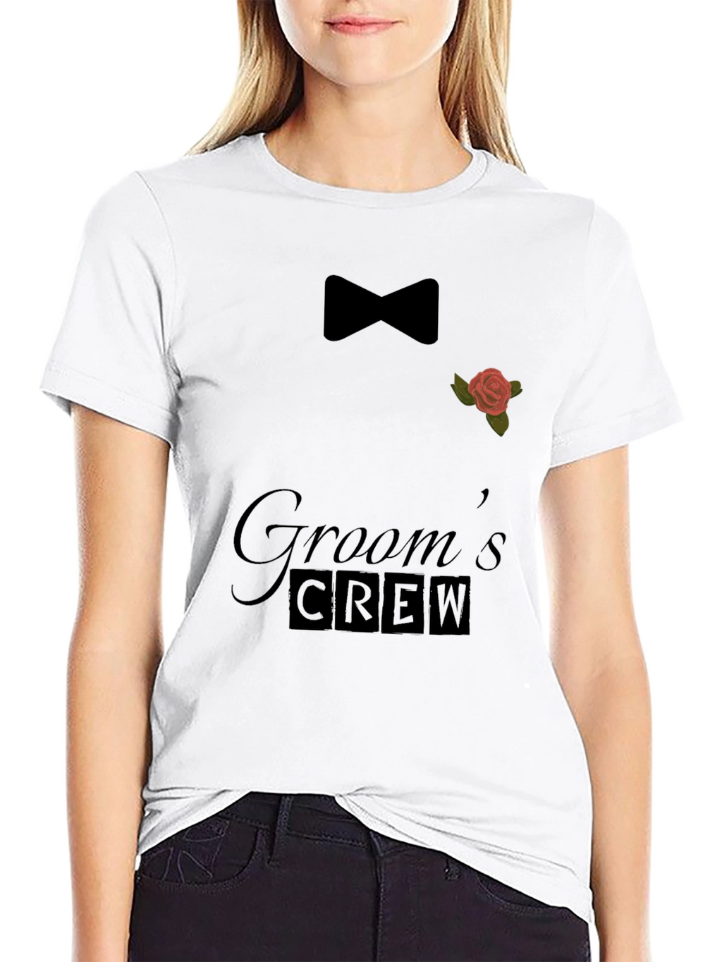 Grooms Crew Graphic T-Shirt