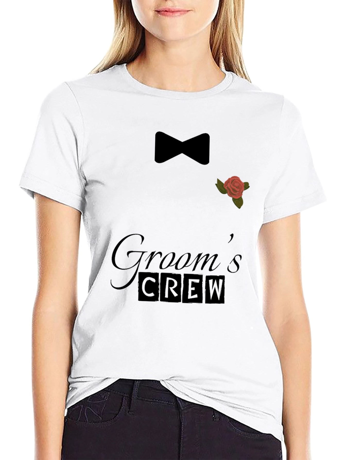 Grooms Crew Graphic T-Shirt